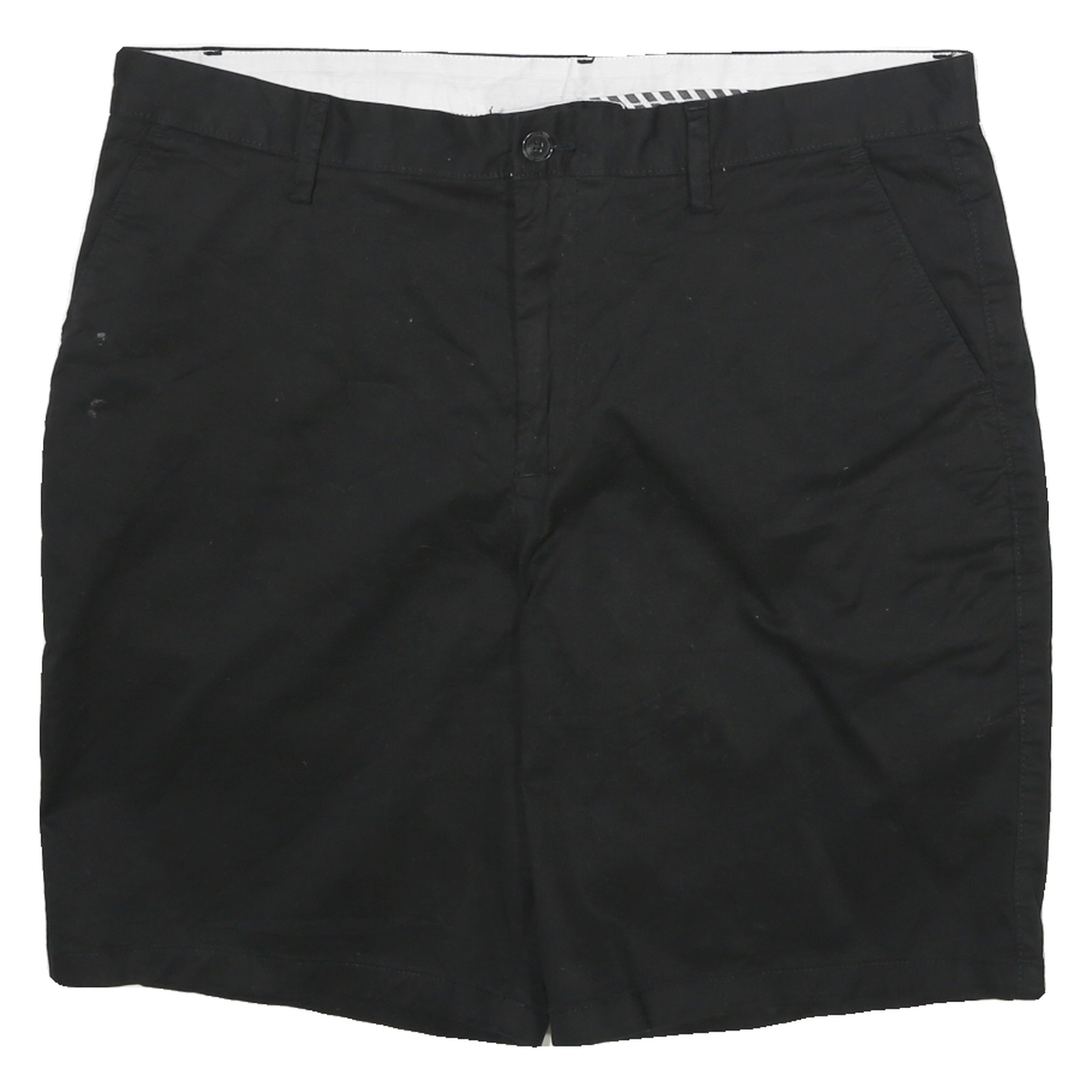 CALVIN KLEIN Mens Black Casual Shorts 2XL W38 Cotton Blend Comfortable Fit Refurbished - N/A refurbished available on Cerqular
