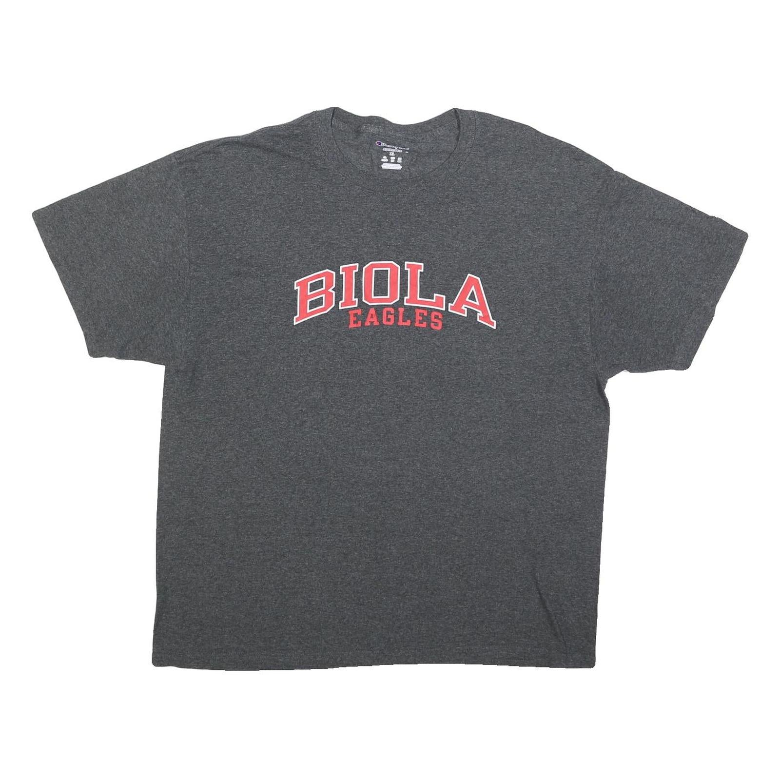 Buy CHAMPION Mens Grey Biola Eagles Graphic T-Shirt XL Short Sleeve Crew Neck Cotton Refurbished - $18.19 CHAMPION Mens Grey Biola Eagles Graphic T-Shirt XL Short Sleeve Crew Neck Cotton Refurbished - N/A refurbished available on Cerqular