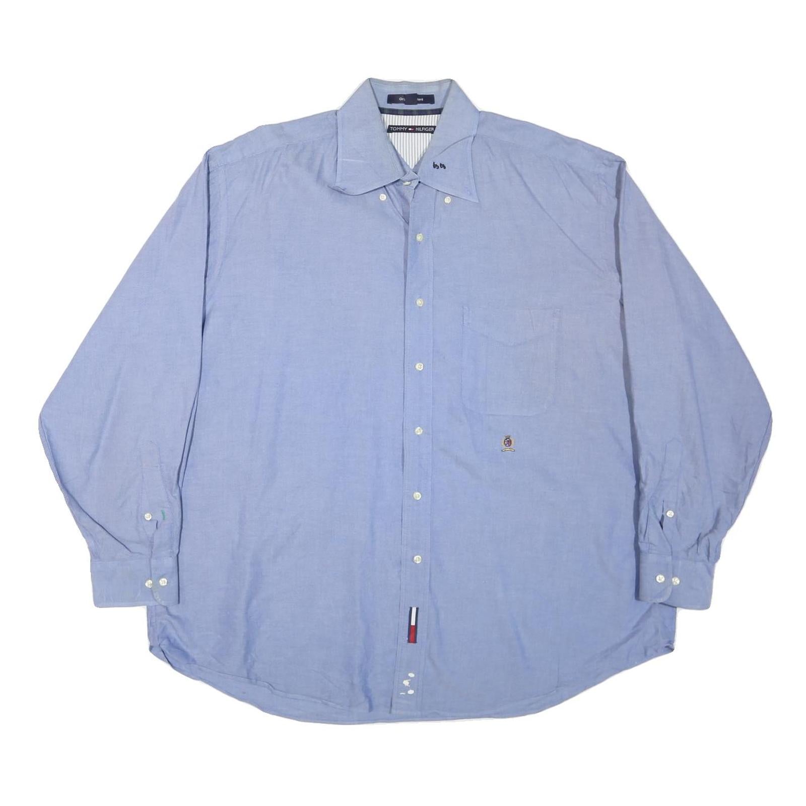 Buy TOMMY HILFIGER Mens Blue Shirt XL Cotton Blend Long Sleeve Classic Fit Refurbished - $38.99 TOMMY HILFIGER Mens Blue Shirt XL Cotton Blend Long Sleeve Classic Fit Refurbished - N/A refurbished available on Cerqular