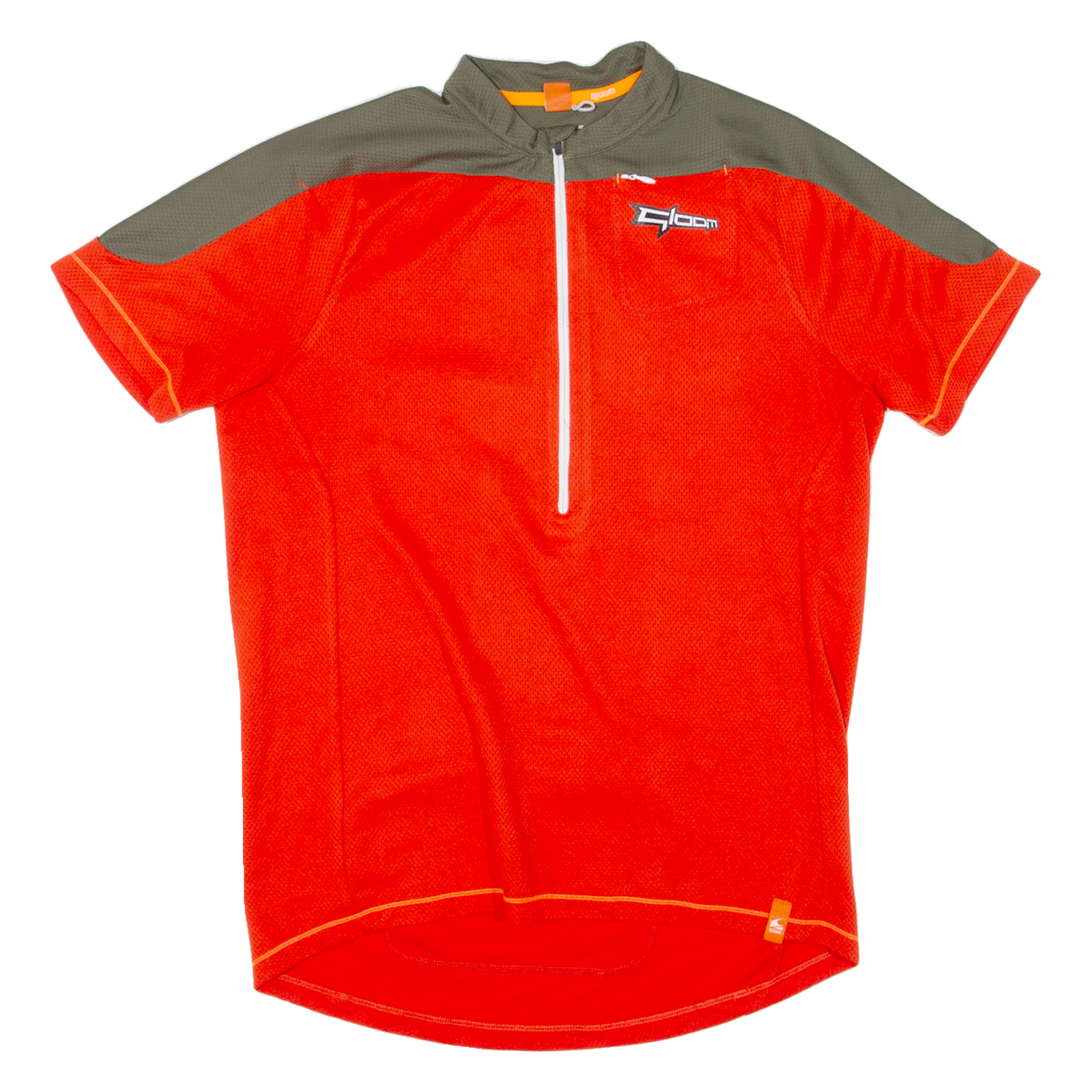 Cycling Mens Jersey Orange 1/2 Zip L Refurbished - N/A refurbished available on Cerqular