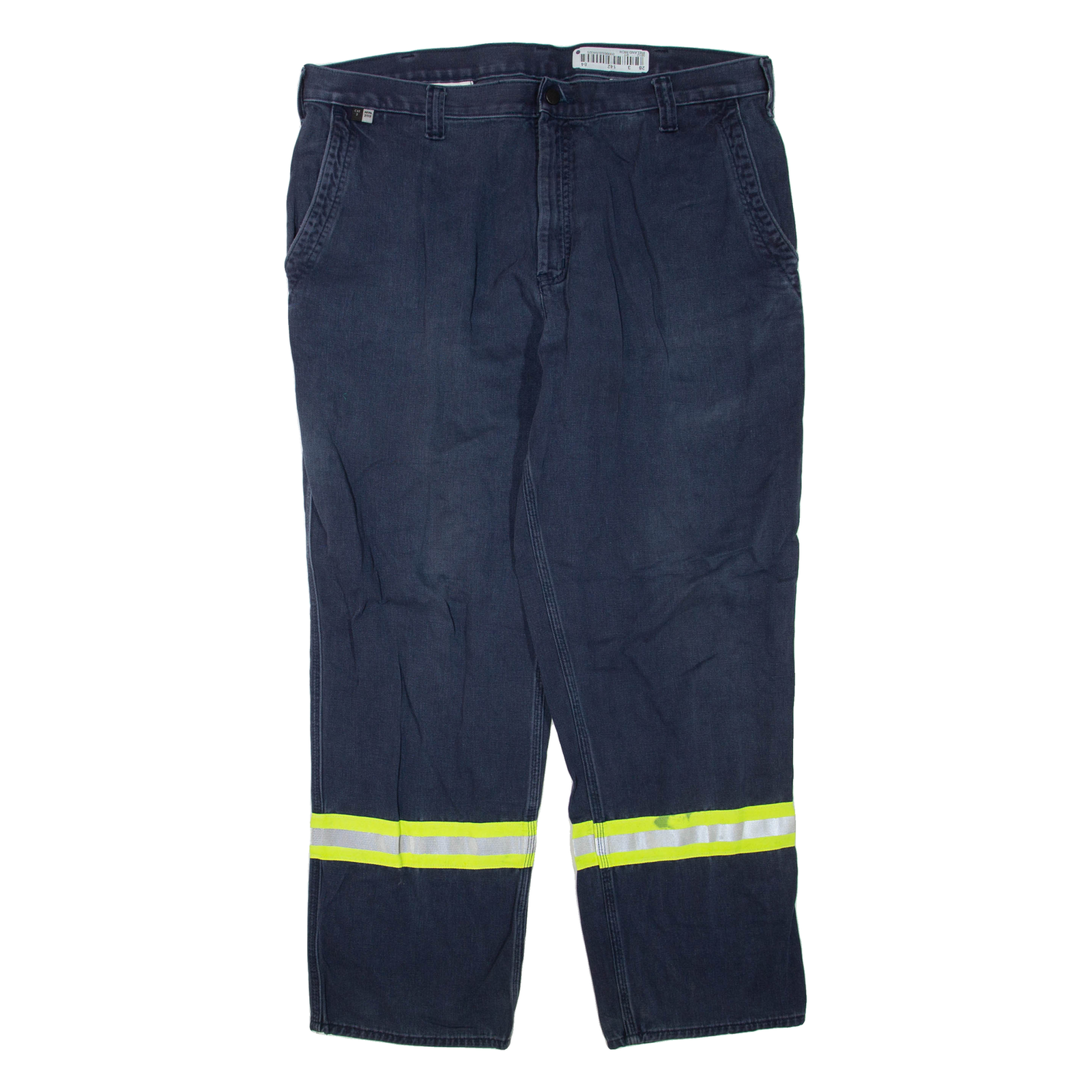 CARHARTT Mens Trousers Blue Regular Tapered W40 L31 Refurbished - N/A refurbished available on Cerqular