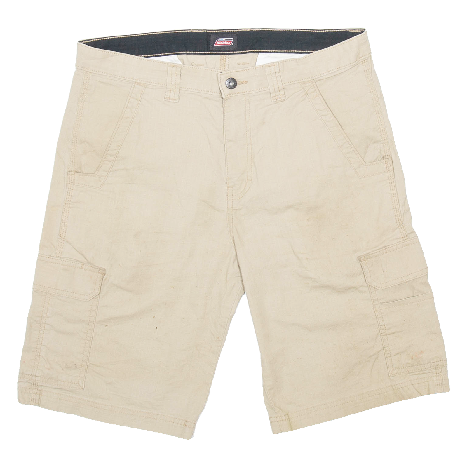 DICKIES Mens Workwear Shorts Beige Relaxed M W32 Refurbished - N/A refurbished available on Cerqular