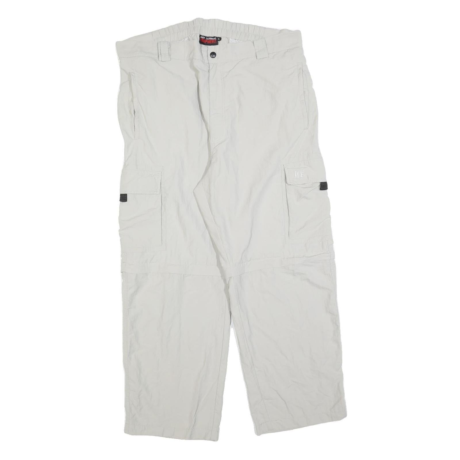 Buy HIGH TECHNICAL EQUIPMENT Mens White Relaxed Cargo Trousers W36 L27 Polyester Refurbished - $23.39 HIGH TECHNICAL EQUIPMENT Mens White Relaxed Cargo Trousers W36 L27 Polyester Refurbished - N/A refurbished available on Cerqular