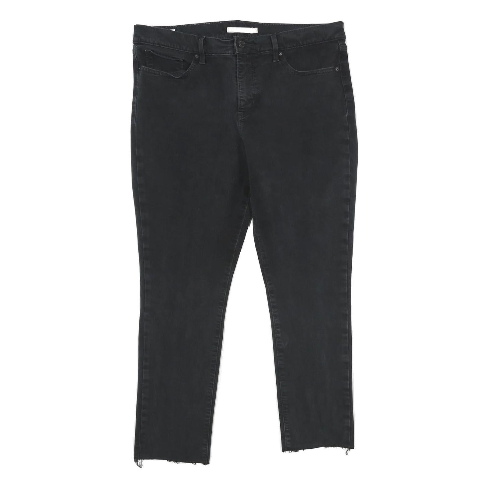 LEVI'S 311 Shaping Skinny Womens Jeans Black Slim Skinny Denim W34 L26 Raw Hem Refurbished - N/A refurbished available on Cerqular