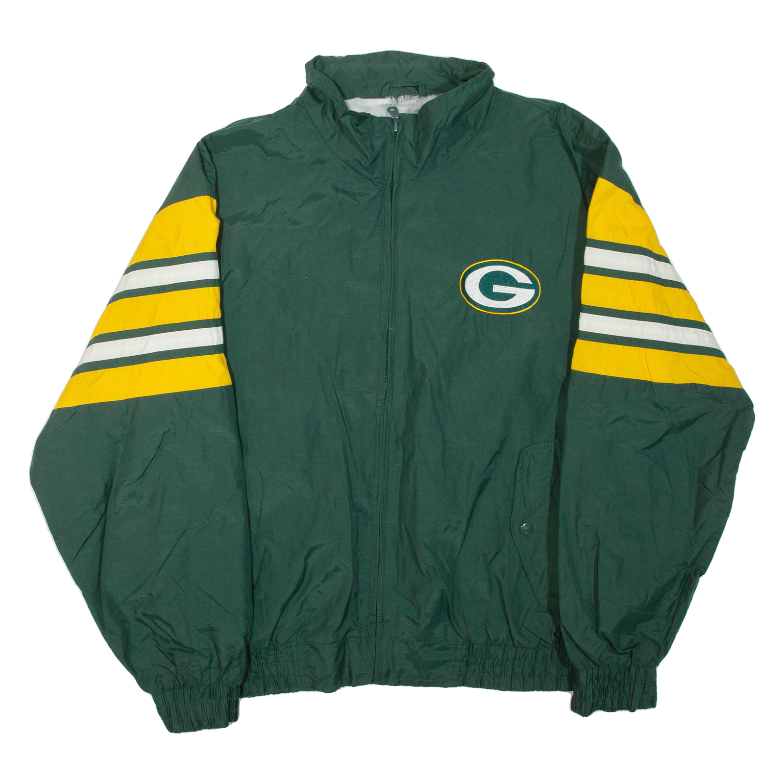GAME DAY Green Bay Packers Mens Track Jacket Green L Refurbished - N/A refurbished available on Cerqular