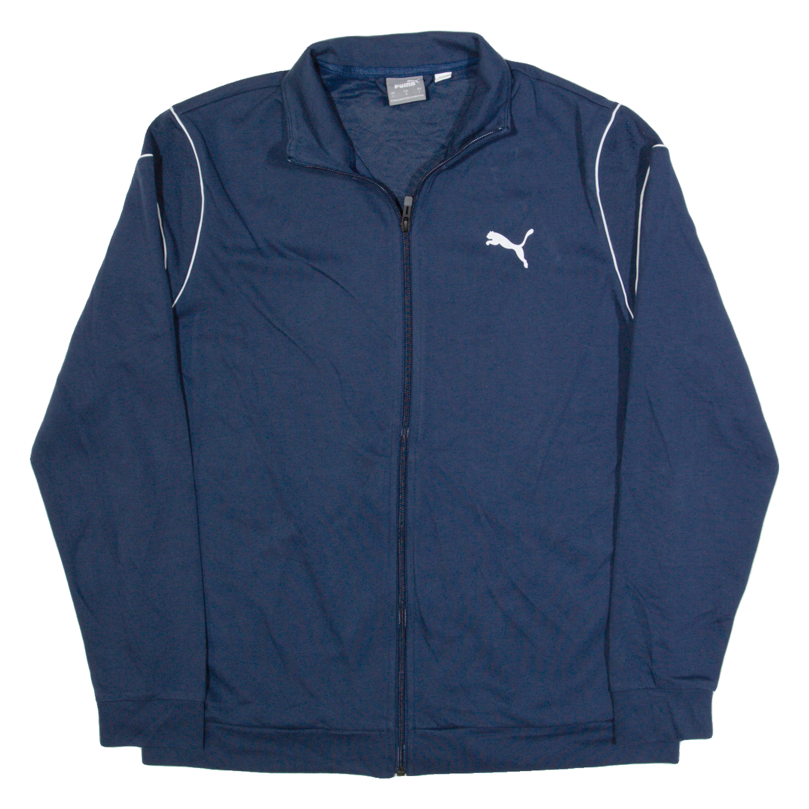 PUMA Mens Track Jacket Blue L Refurbished - N/A refurbished available on Cerqular