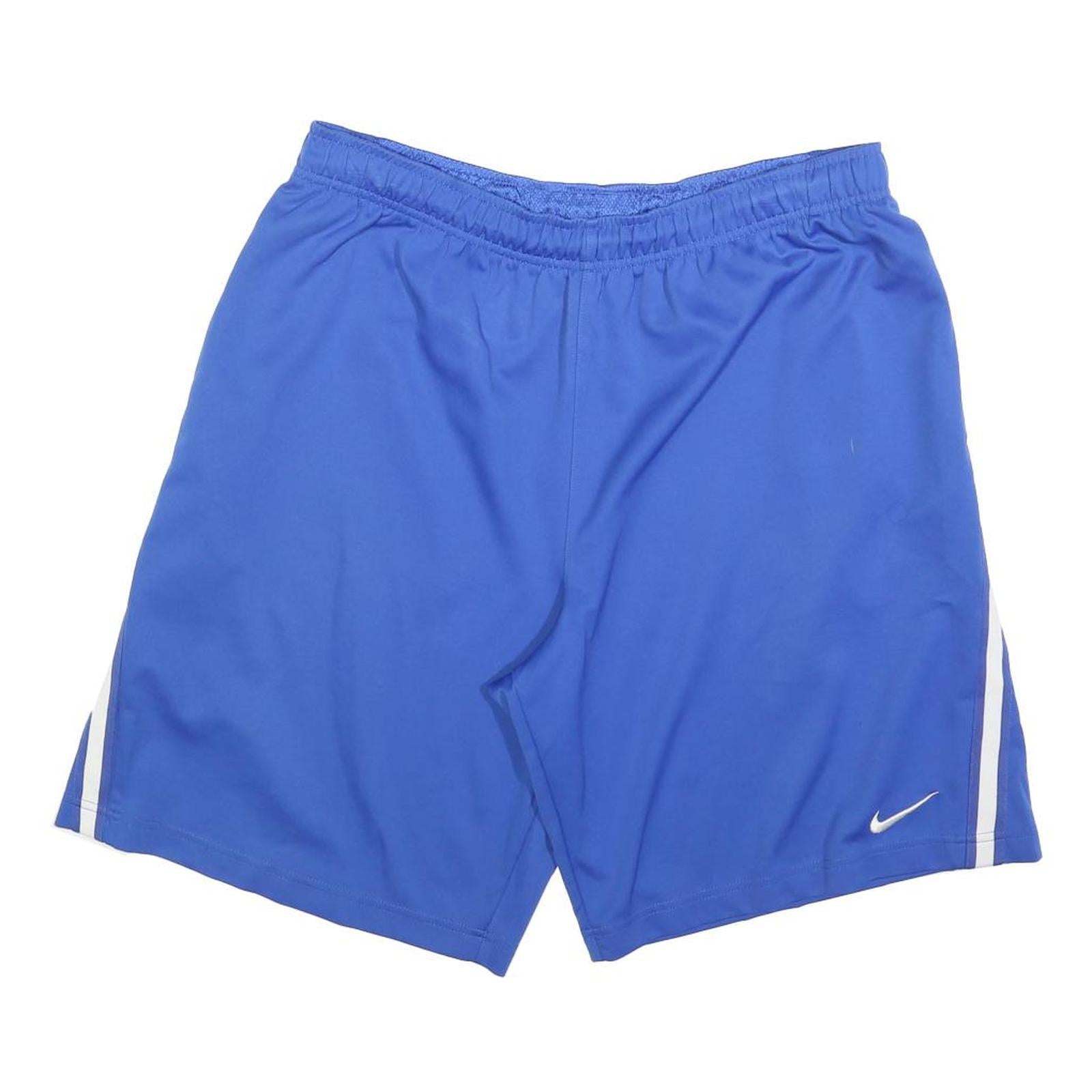 Buy NIKE Mens Shorts Blue White Sports Casual L W34 Polyester Activewear Refurbished - $22.09 NIKE Mens Shorts Blue White Sports Casual L W34 Polyester Activewear Refurbished - N/A refurbished available on Cerqular