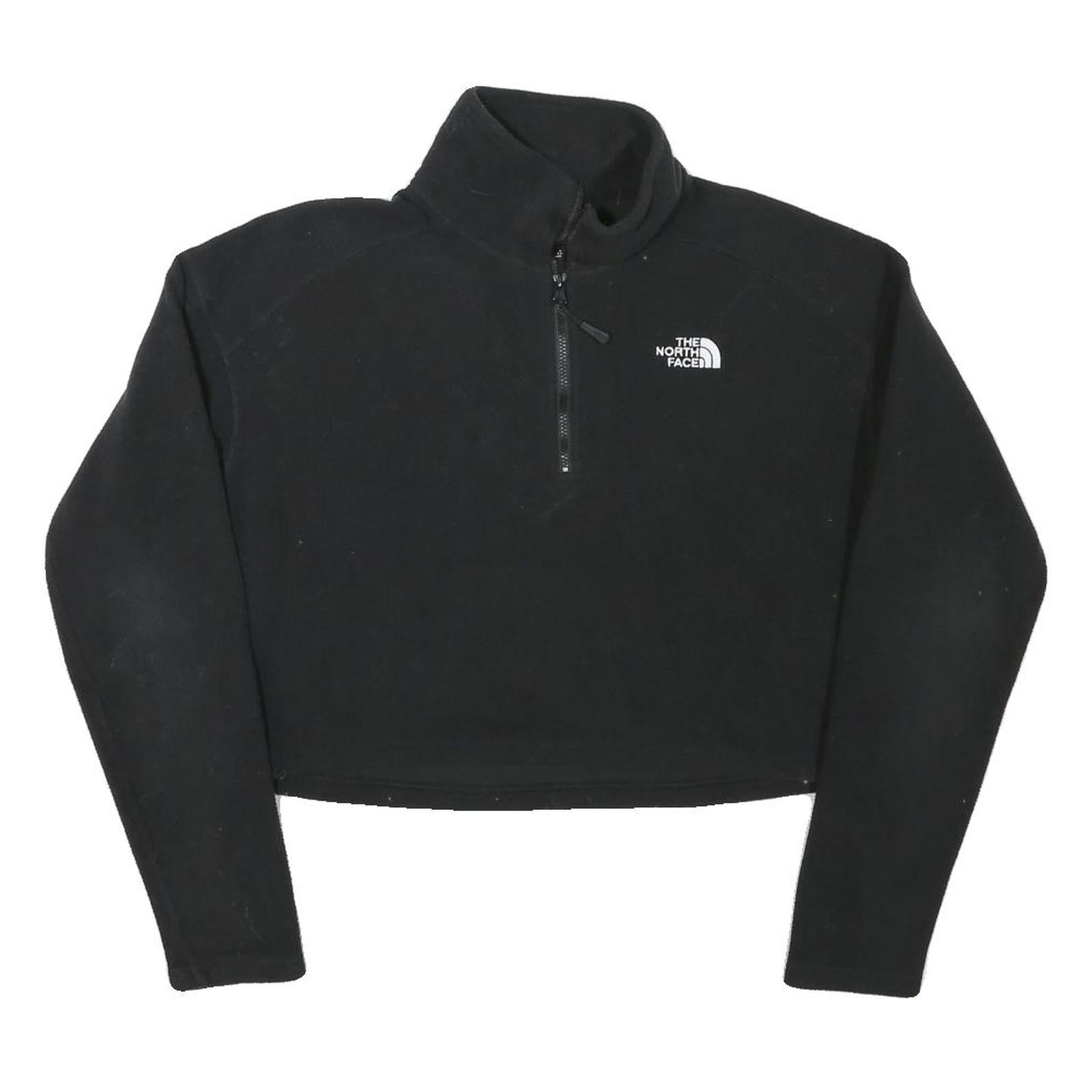 THE NORTH FACE Womens Black Zip Fleece Jacket S Polyester Blend Warm Casual Refurbished - N/A refurbished available on Cerqular