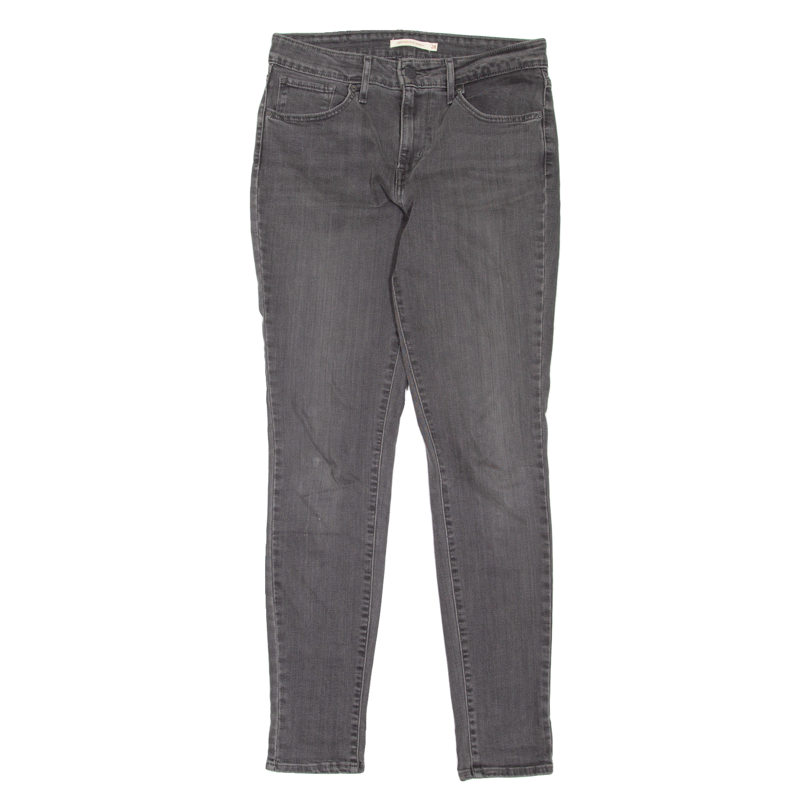 LEVI'S 721 High Rise Womens Jeans Grey Slim Skinny W28 L30 Refurbished - N/A refurbished available on Cerqular