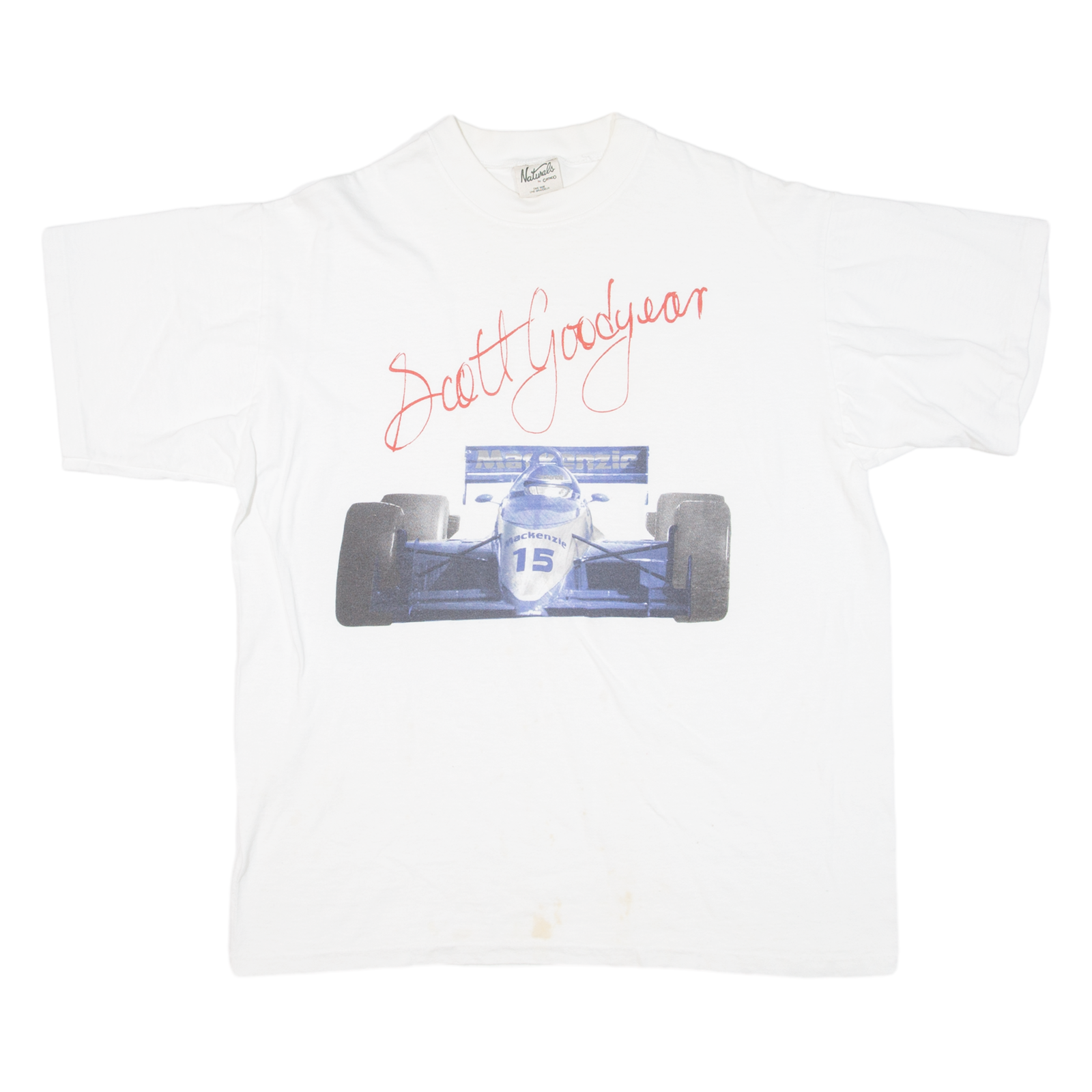 Scott Goodyear Mens T-Shirt White ONE SIZE Refurbished - N/A refurbished available on Cerqular