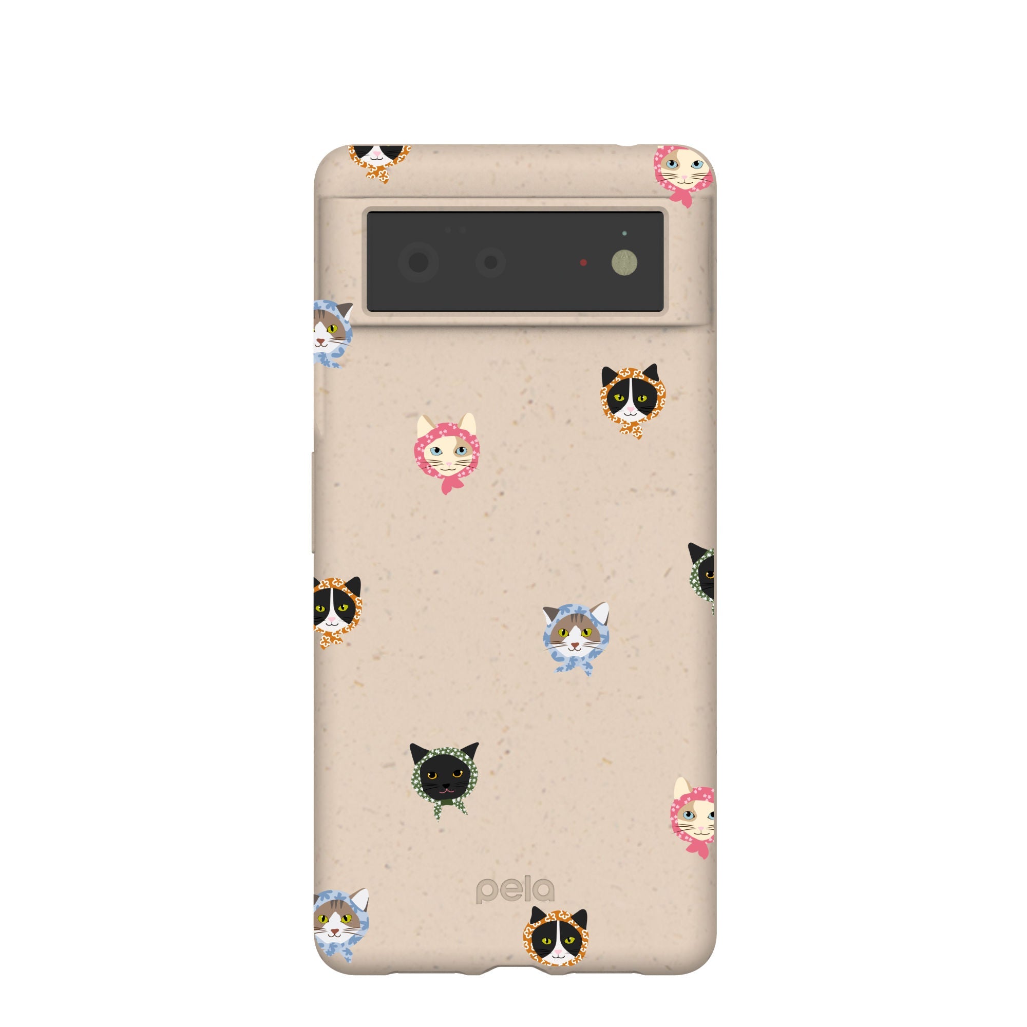 Seashell Cat Couture Google Pixel 6 Case Refurbished - Pela Case refurbished available on Cerqular