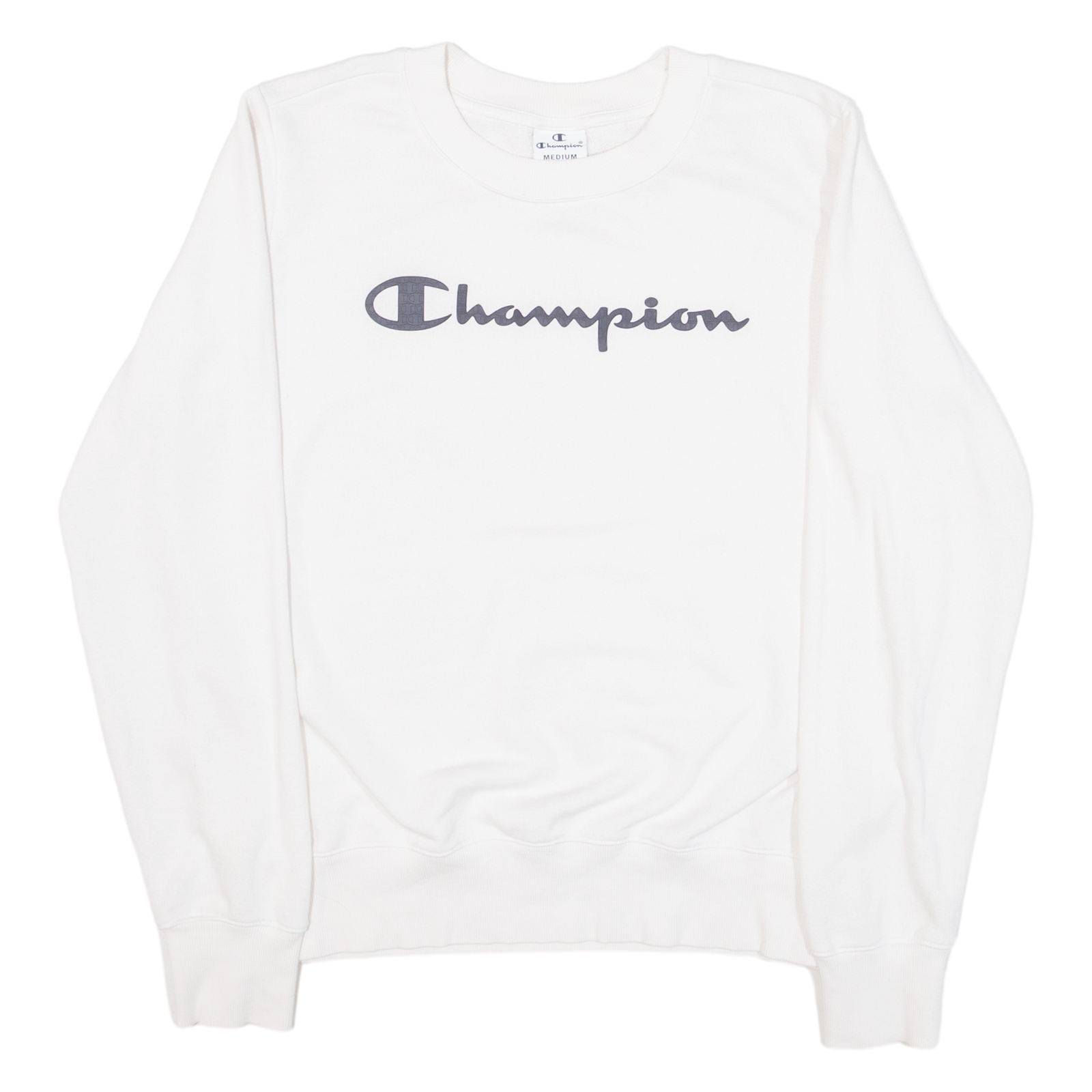 CHAMPION Womens Sweatshirt White M Refurbished - N/A refurbished available on Cerqular