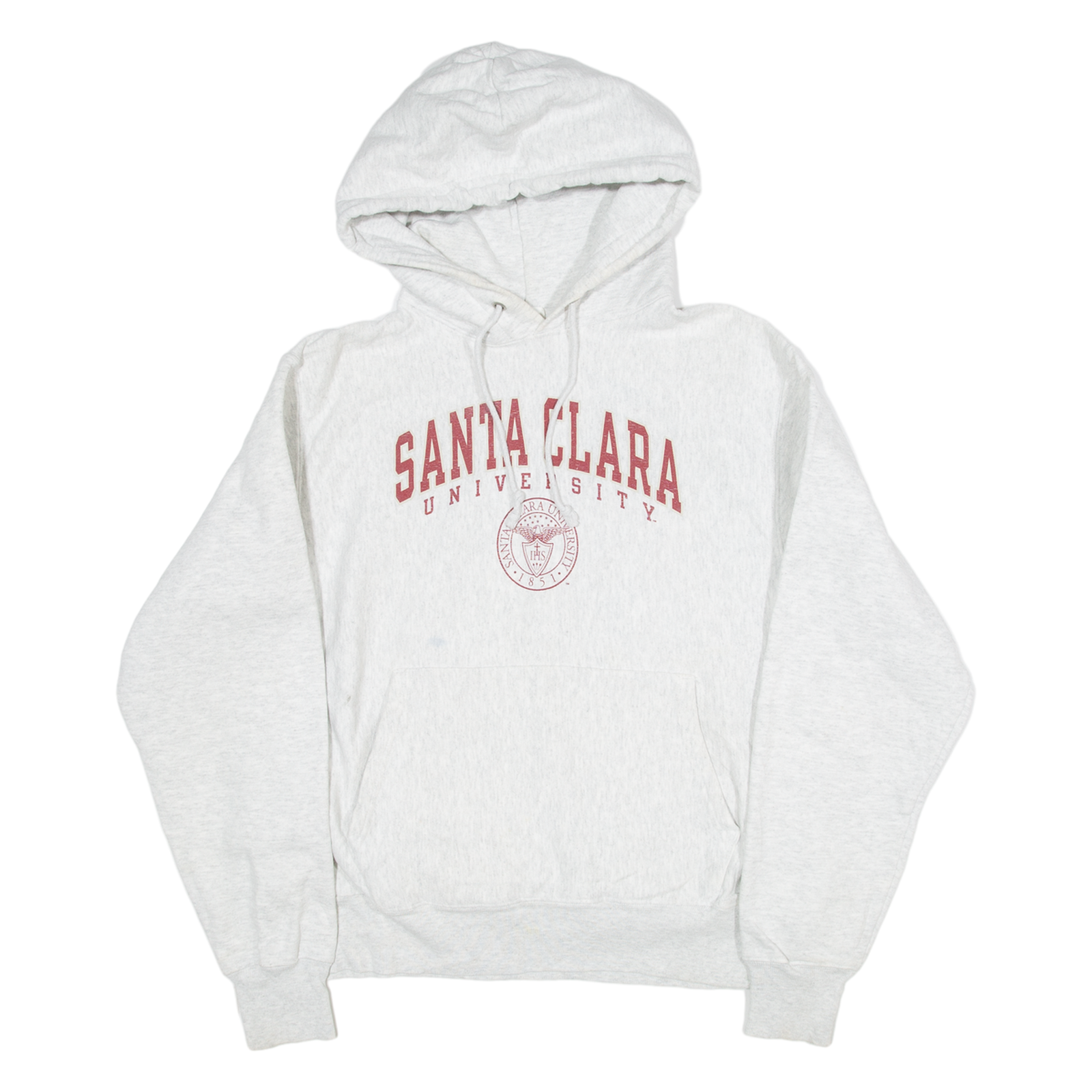 CHAMPION REVERSE WEAVE Santa Clara University Womens Grey Hoodie 80s USA M Refurbished - N/A refurbished available on Cerqular