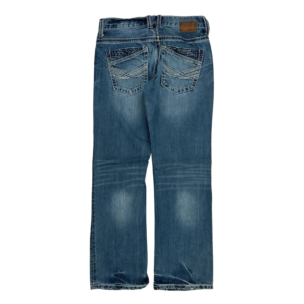 Bke Contrast Stitch Jeans - 32W 31L Blue Denim Refurbished - Thrifted (note: this is a term often used to describe second- refurbished available on Cerqular