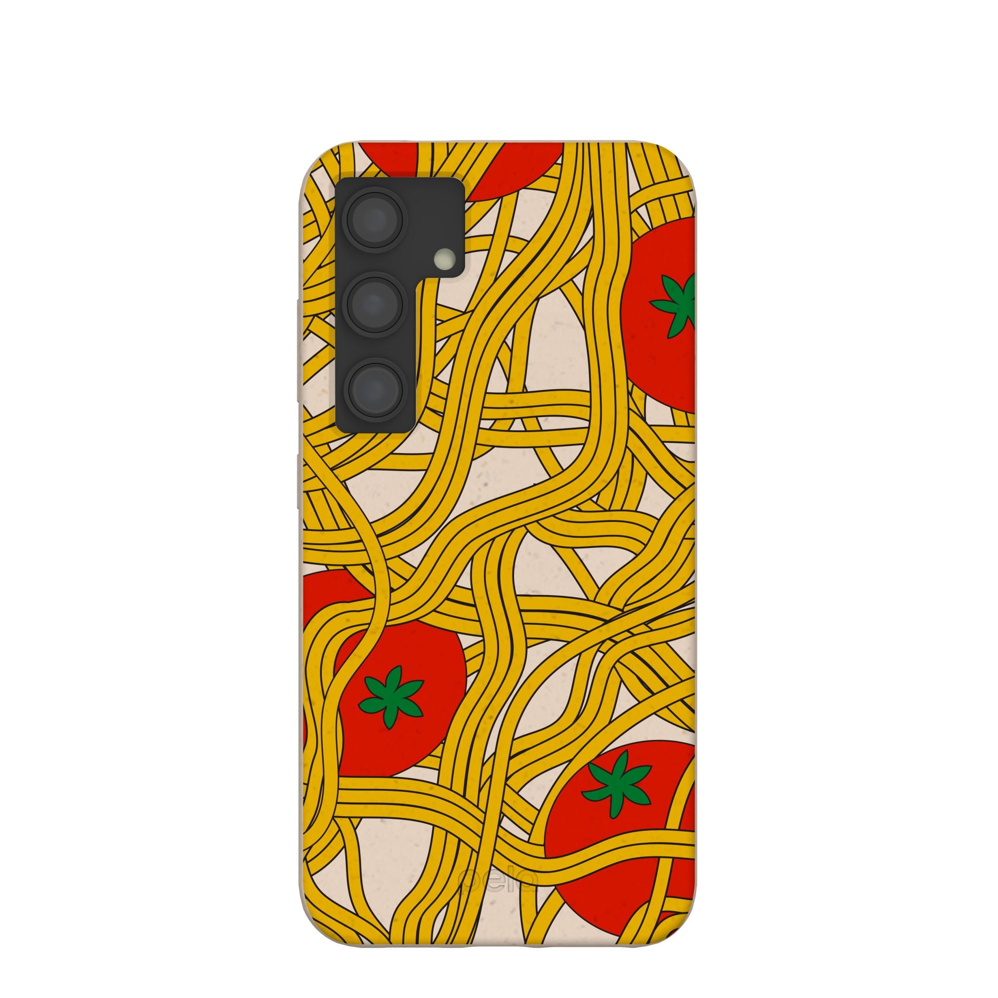 Seashell Spaghetti Splash Samsung Galaxy S24 Case Refurbished - Pela Case refurbished available on Cerqular