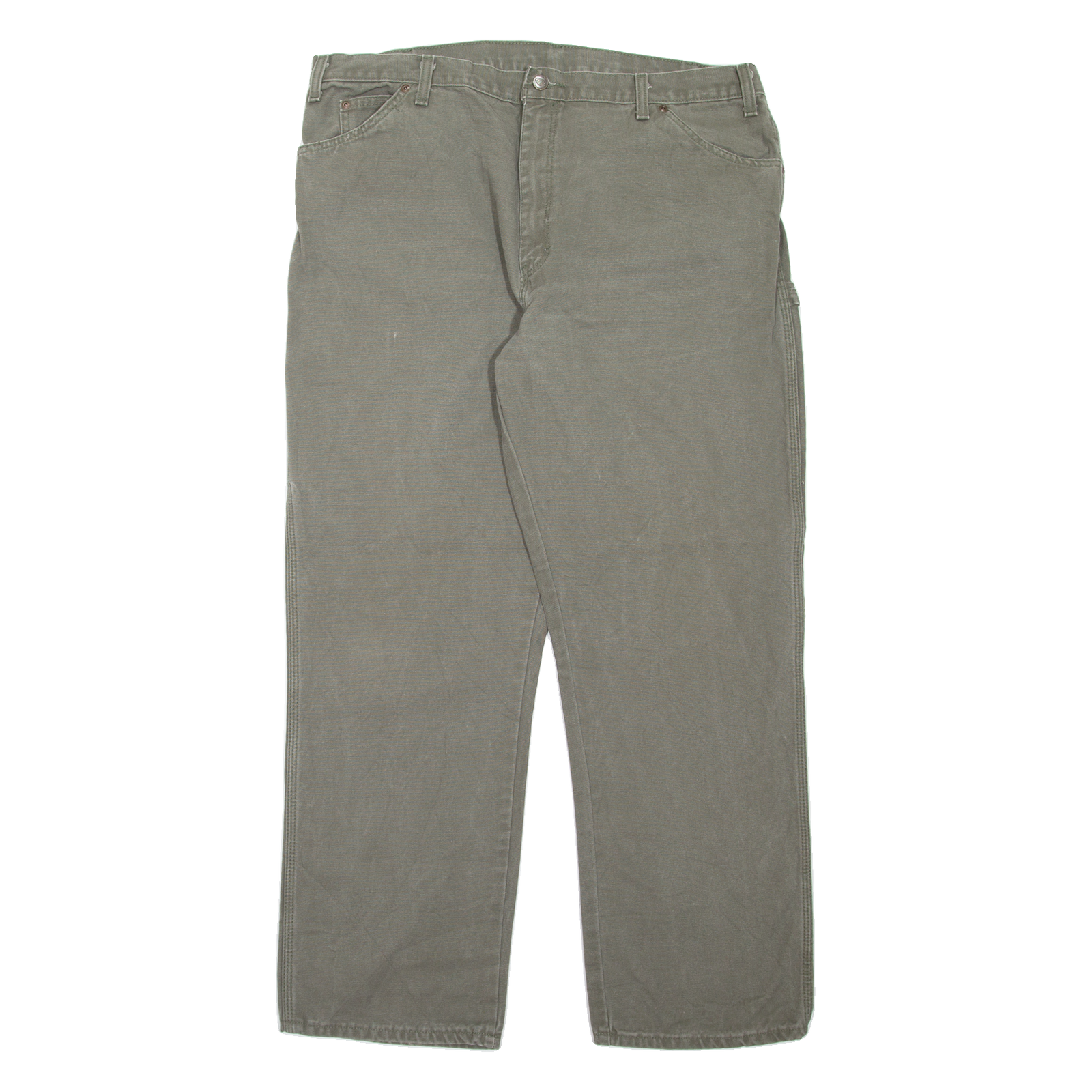 DICKIES Carpenter Workwear Mens Jeans Green Relaxed Tapered W40 L32 Refurbished - N/A refurbished available on Cerqular
