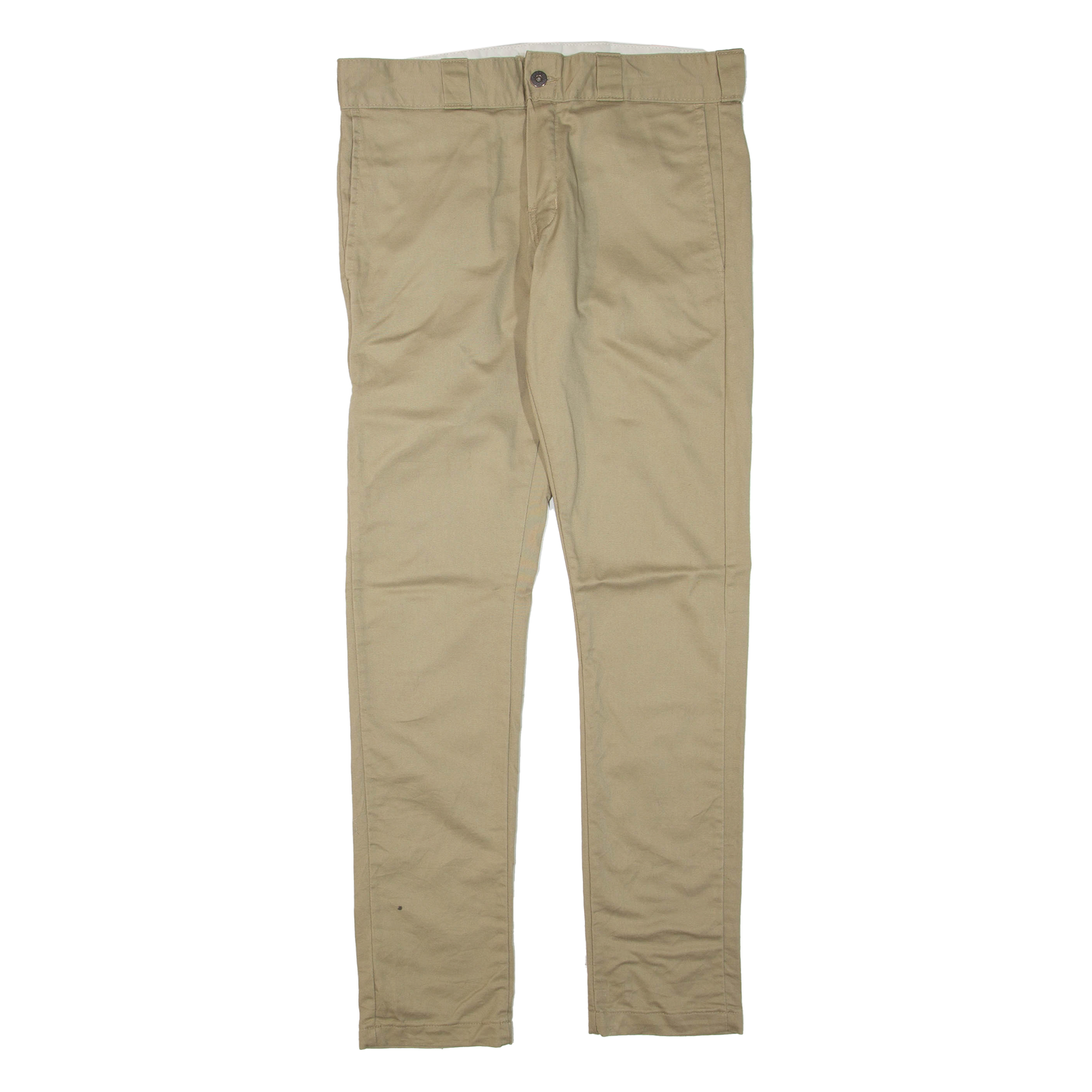 DICKIES Mens Trousers Beige Slim Straight W32 L32 Refurbished - N/A refurbished available on Cerqular