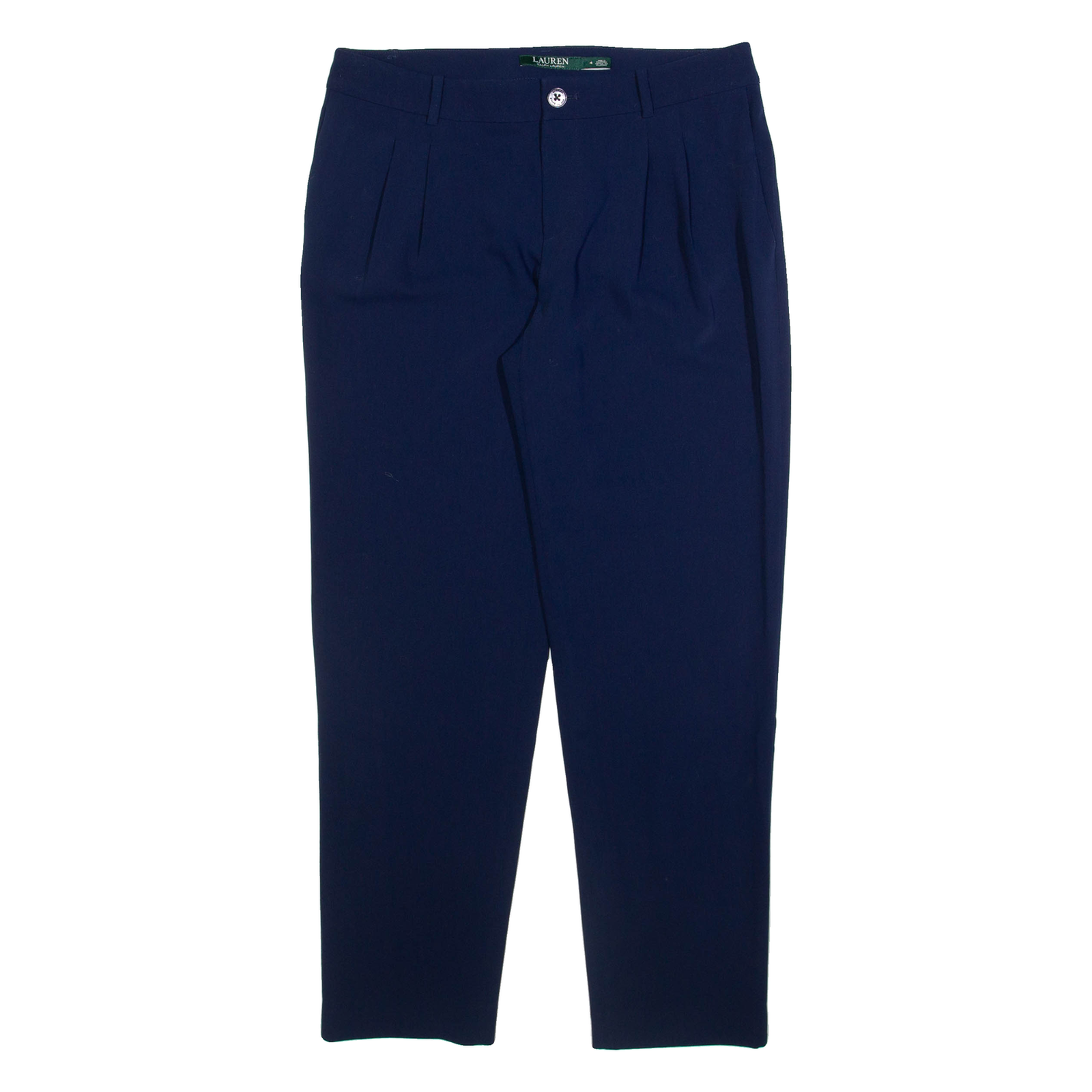 LAUREN RALPH LAUREN Womens Trousers Blue Relaxed Tapered W28 L27 Refurbished - N/A refurbished available on Cerqular