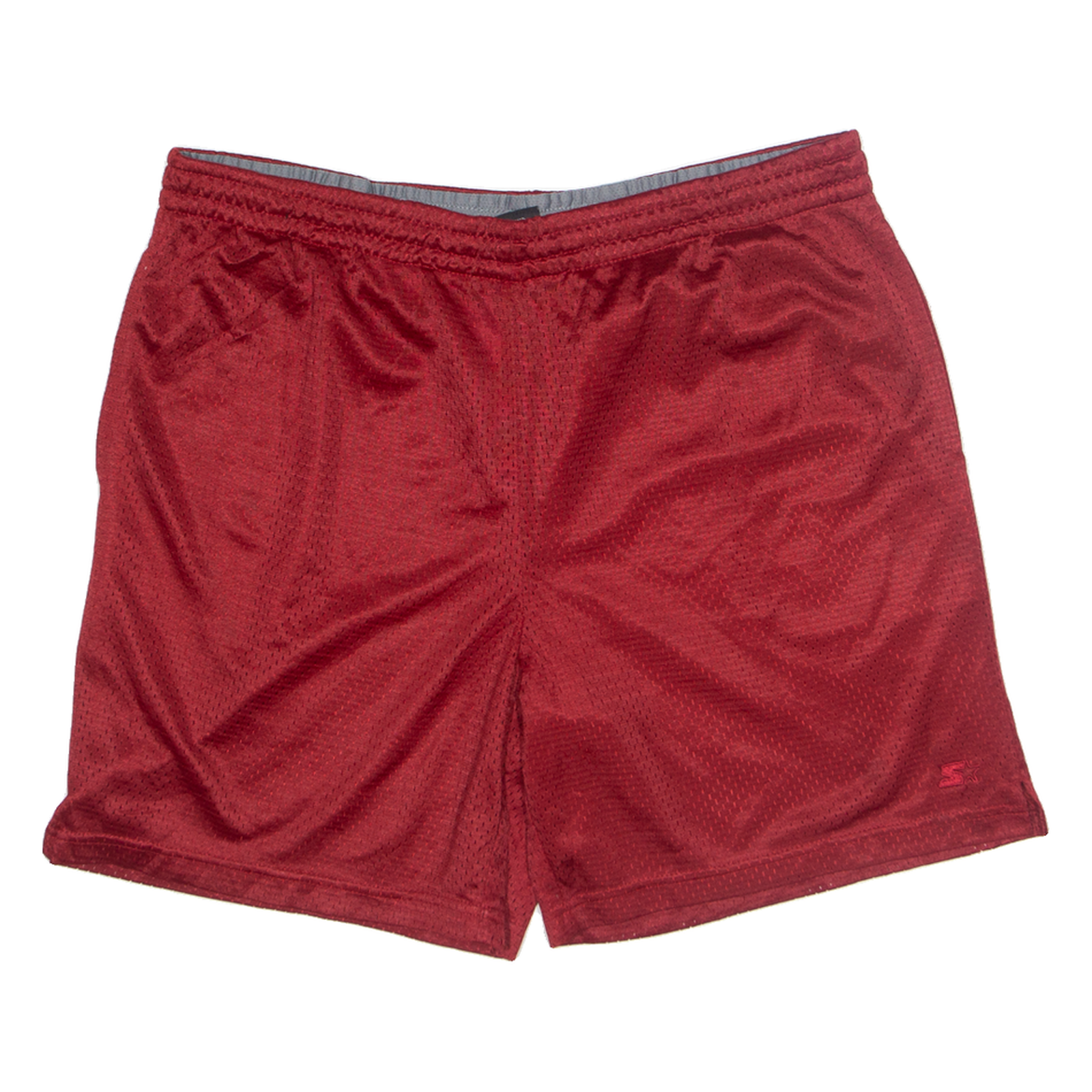 STARTER Mens Sports Shorts Red Relaxed L W36 Refurbished - N/A refurbished available on Cerqular