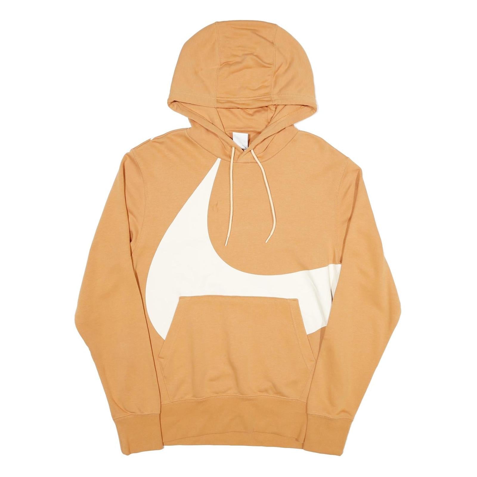 NIKE Mens Beige & Cream Pullover Hoodie S Cotton Blend Stylish Casual Refurbished - N/A refurbished available on Cerqular