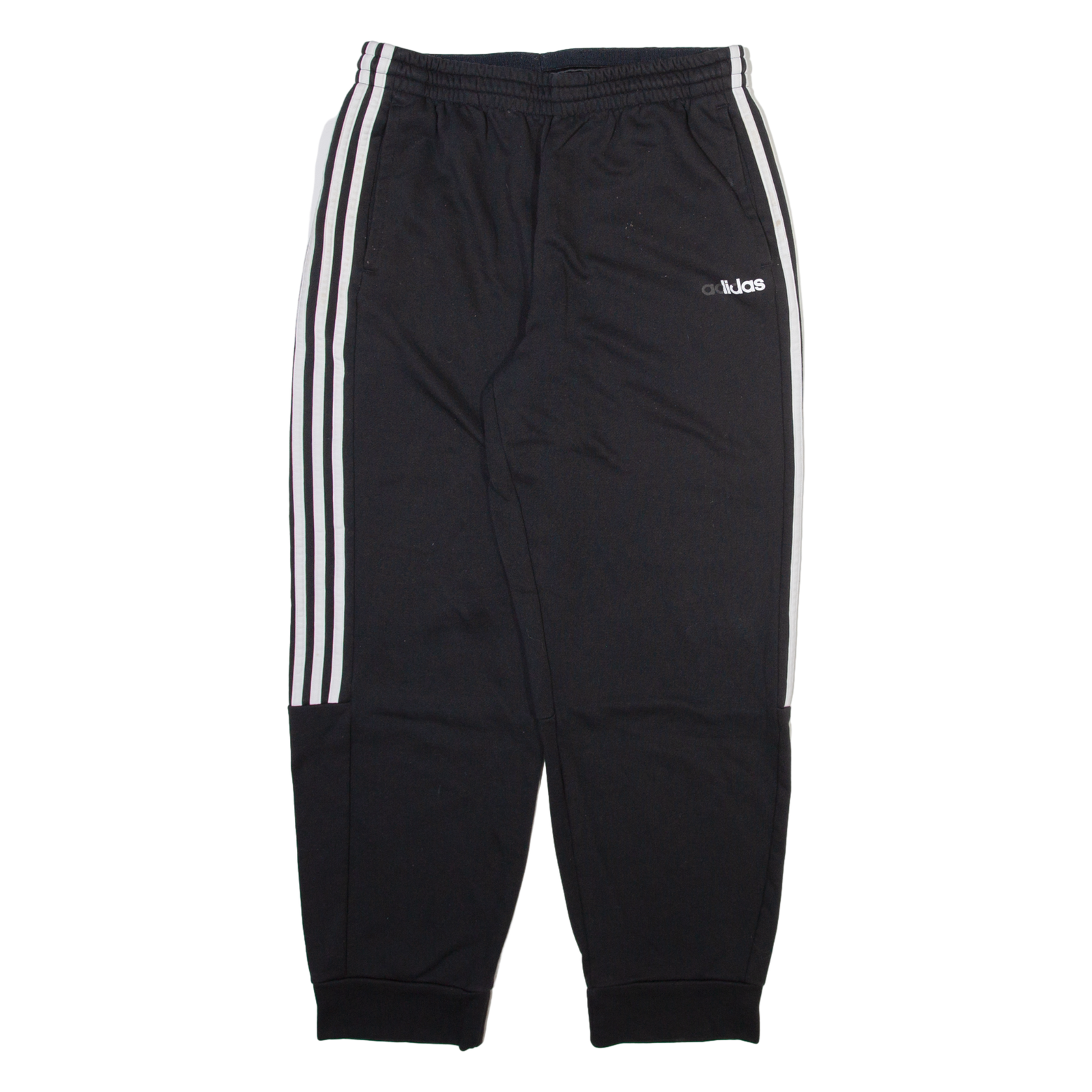 ADIDAS Womens Joggers Black Tapered L W28 L27 Refurbished - N/A refurbished available on Cerqular