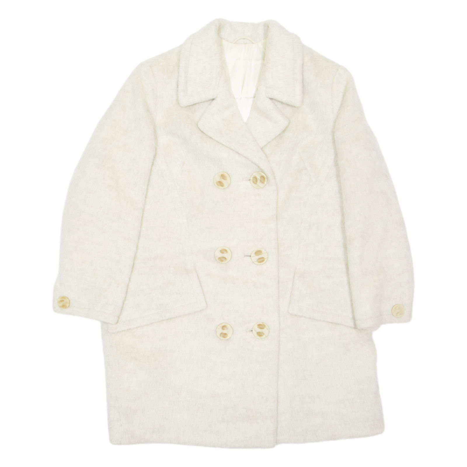 Womens Overcoat Coat Cream M Refurbished - N/A refurbished available on Cerqular