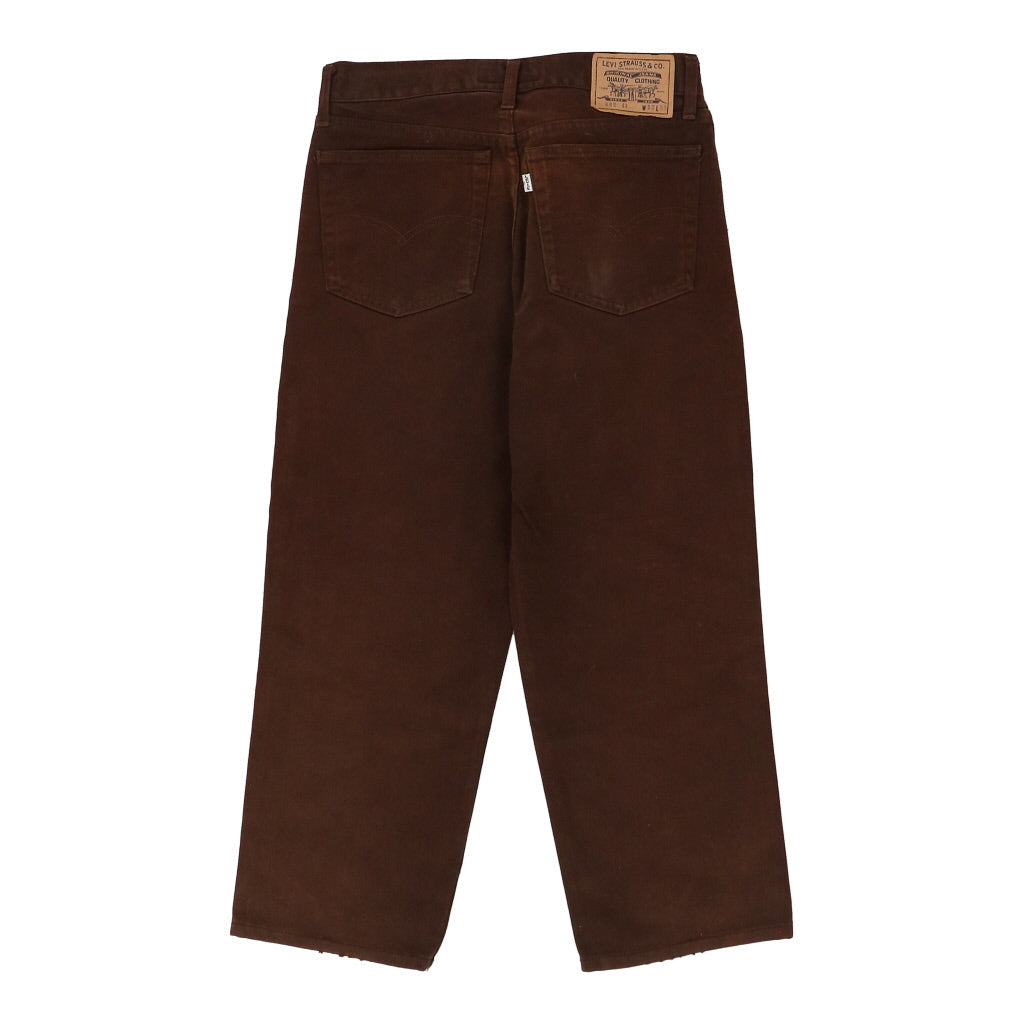 Buy 440 White Tab Levis Zip Up - 32W UK 14 Brown Cotton Refurbished - $18.08 440 White Tab Levis Zip Up - 32W UK 14 Brown Cotton Refurbished - Thrifted (note: this is a term often used to describe second- refurbished available on Cerqular