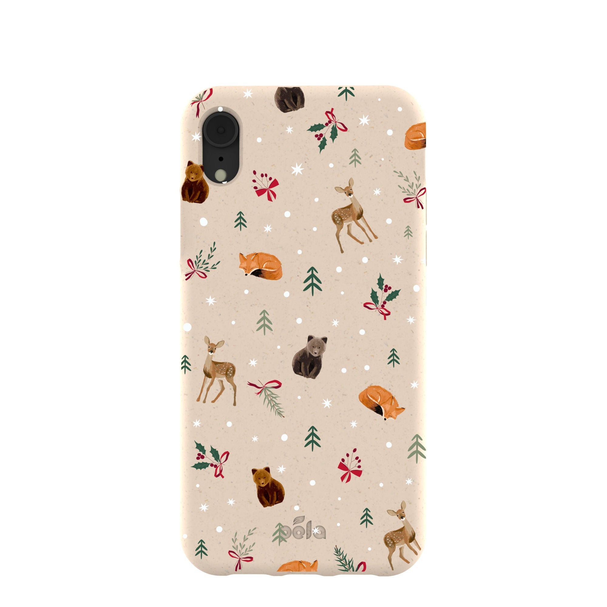 Seashell Winter Woodland iPhone XR Case Refurbished - Pela Case refurbished available on Cerqular