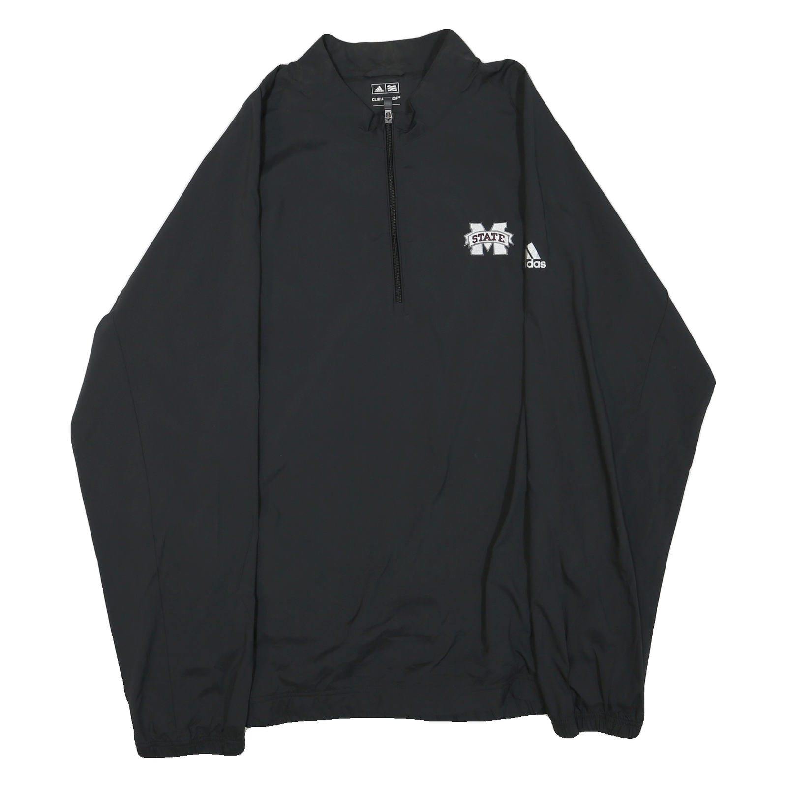 ADIDAS Mens Black 2XL Polyester Blend Track Jacket Athletic Zip Casual Refurbished - N/A refurbished available on Cerqular