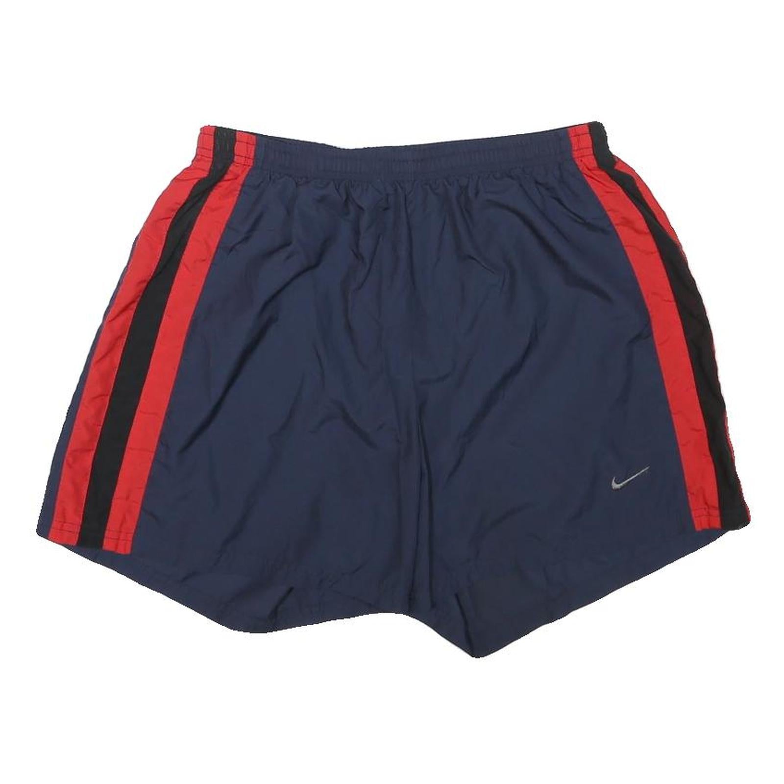 NIKE Mens Shorts Navy Blue & Red Casual L W27 Athletic Sportswear Refurbished - N/A refurbished available on Cerqular