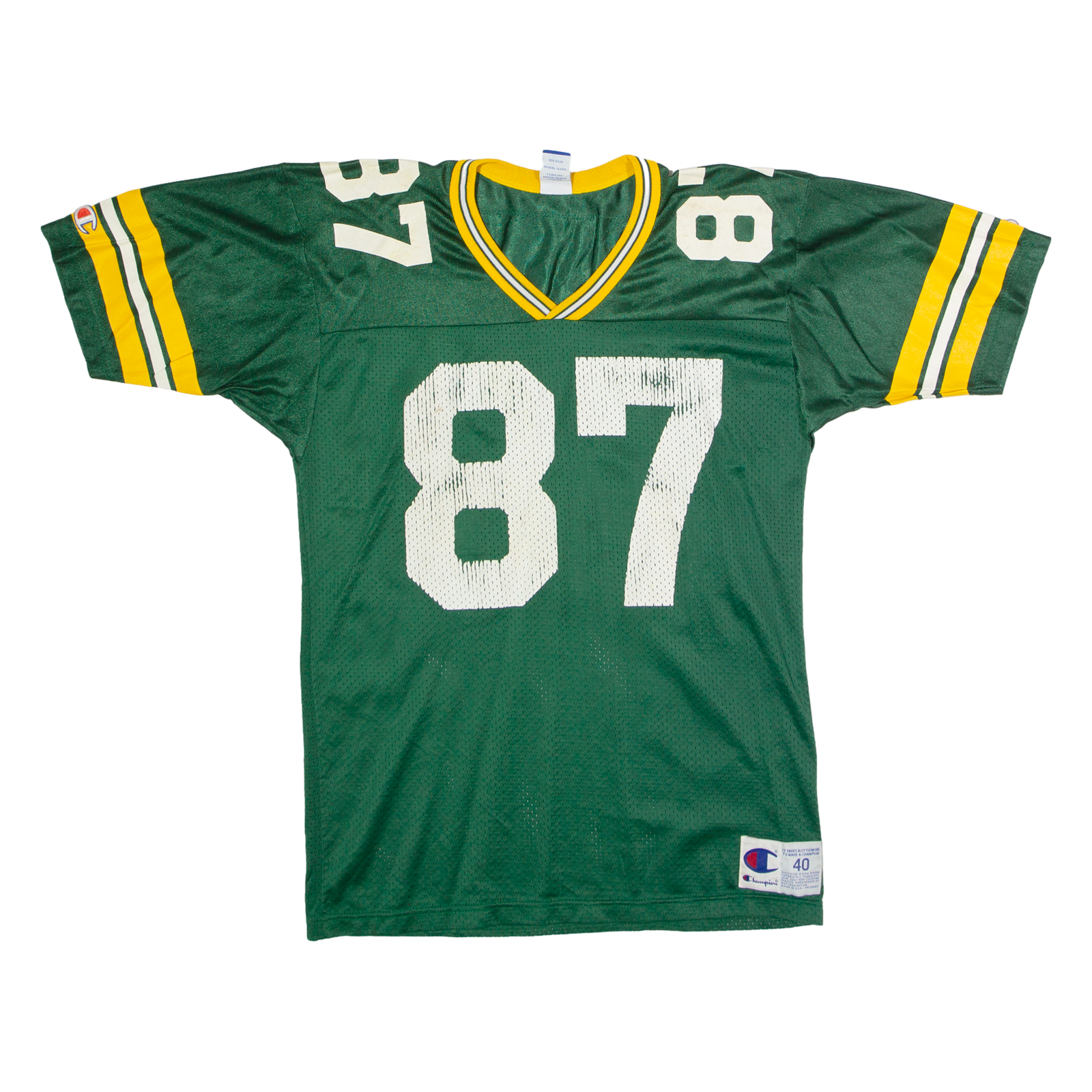 CHAMPION Green Bay Packers Home #87 Brooks Mens Jersey Green 90s USA Nylon XS Refurbished - N/A refurbished available on Cerqular