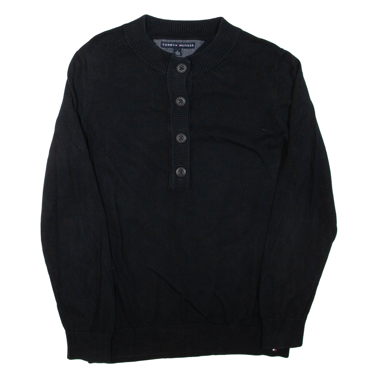 Buy TOMMY HILFIGER Mens Jumper Black Button Neck Tight Knit XL Refurbished - $28.59 TOMMY HILFIGER Mens Jumper Black Button Neck Tight Knit XL Refurbished - N/A refurbished available on Cerqular