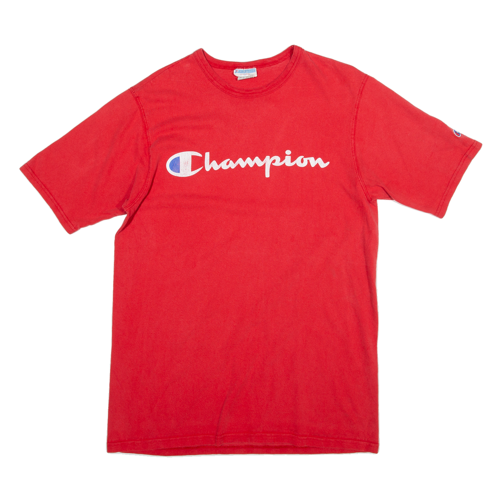 CHAMPION Mens T-Shirt Red L Refurbished - N/A refurbished available on Cerqular