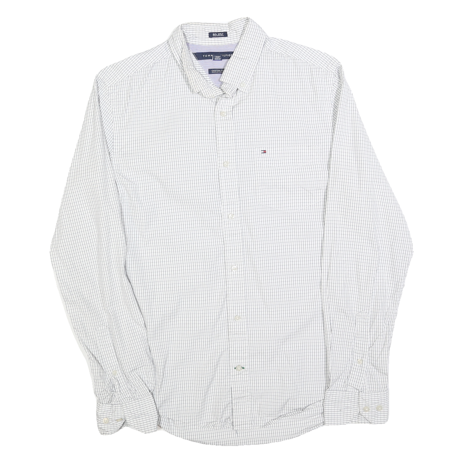 Buy TOMMY HILFIGER Mens White & Navy Check Shirt S Custom Fit Classic Button-Down Refurbished - $35.09 TOMMY HILFIGER Mens White & Navy Check Shirt S Custom Fit Classic Button-Down Refurbished - N/A refurbished available on Cerqular