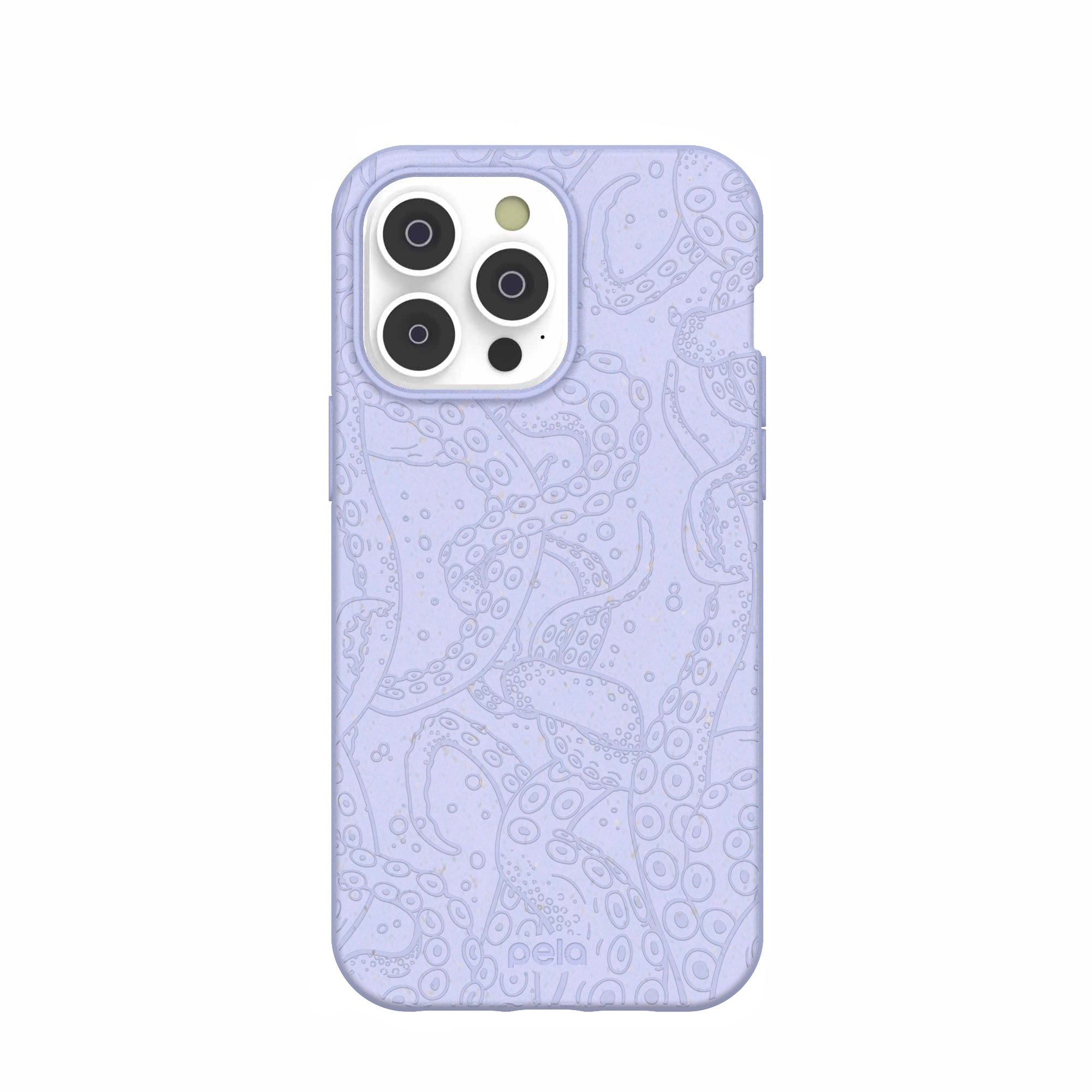 Lavender Sea Tentacles iPhone 14 Pro Max Case Refurbished - Pela Case refurbished available on Cerqular