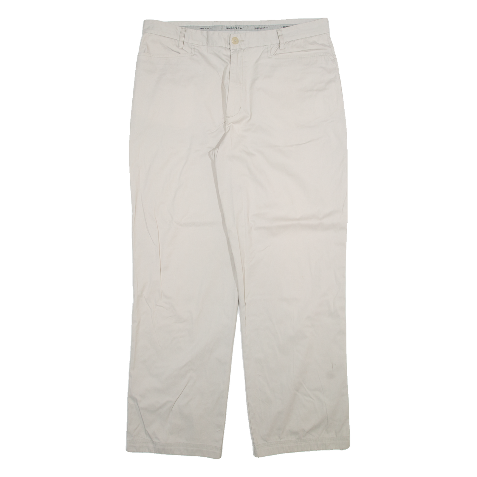 NIKE Mens Trousers Grey Regular Straight W36 L32 Refurbished - N/A refurbished available on Cerqular