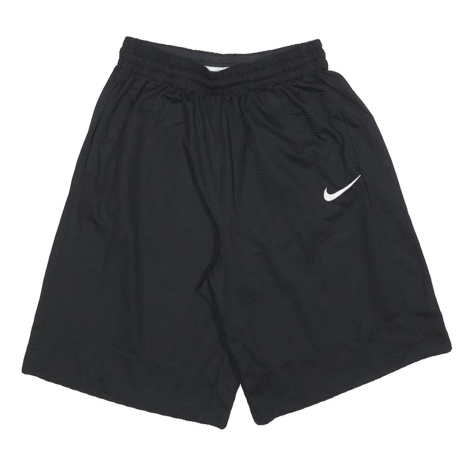 NIKE Mens Shorts Black L W30 Casual Plain Sports Logo Lightweight Refurbished - N/A refurbished available on Cerqular