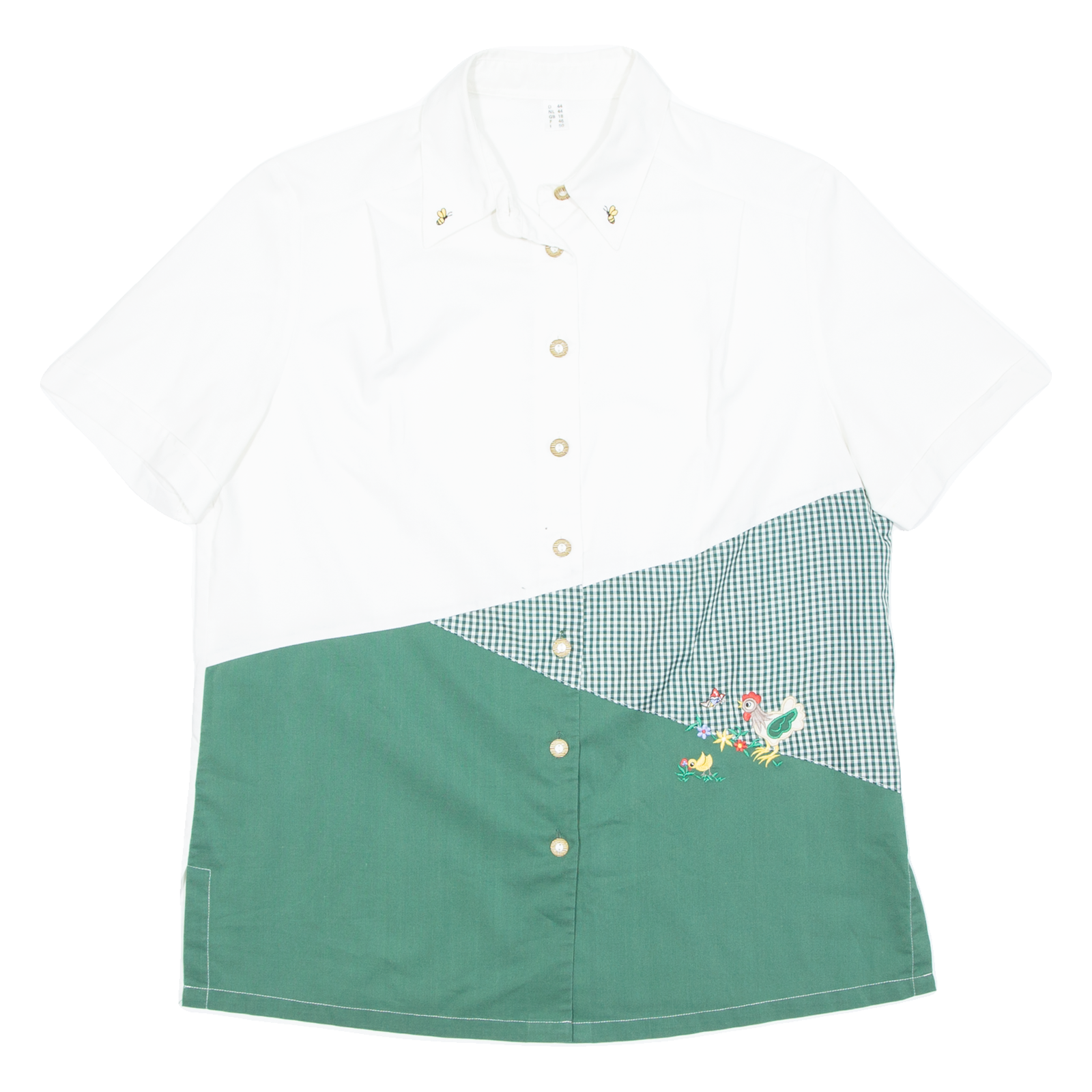 Womens Printed Blouse Green UK 18 Refurbished - N/A refurbished available on Cerqular