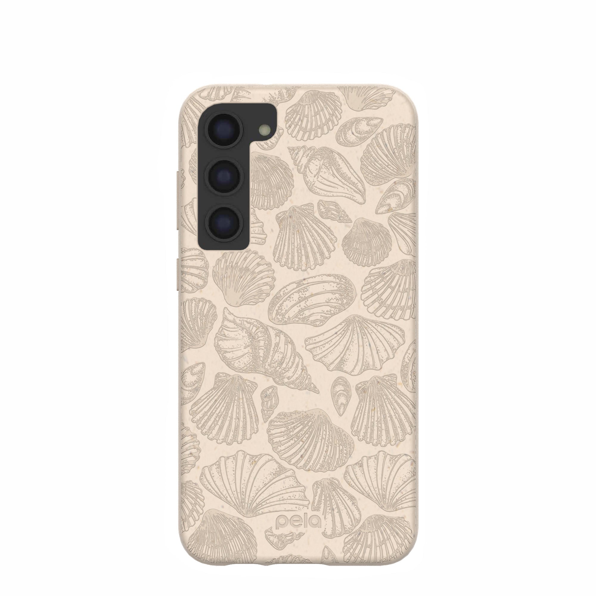 Seashell Seashore Samsung Galaxy S23+(Plus) Case Refurbished - Pela Case refurbished available on Cerqular