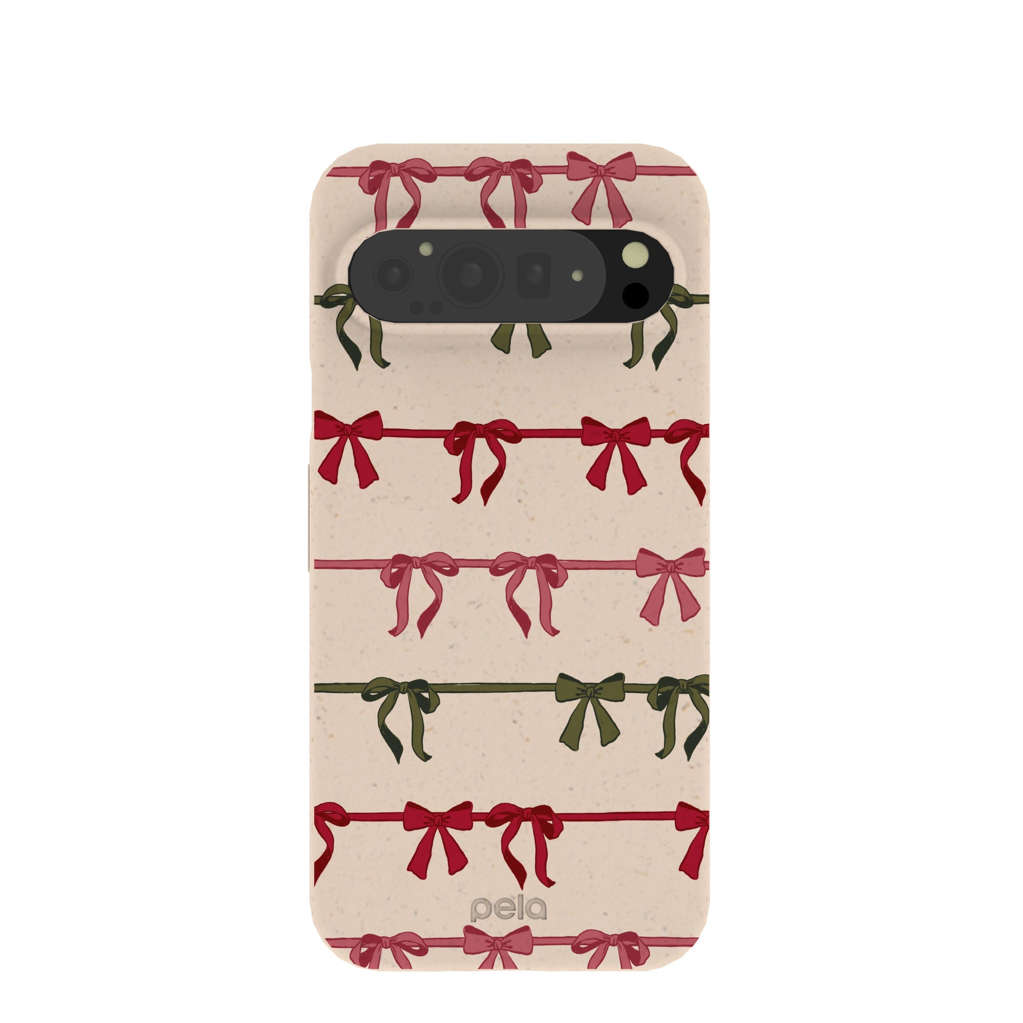 Buy Seashell Holiday Bows Google Pixel 9 Pro XL Case Refurbished - $65.00 Seashell Holiday Bows Google Pixel 9 Pro XL Case Refurbished - Pela Case refurbished available on Cerqular