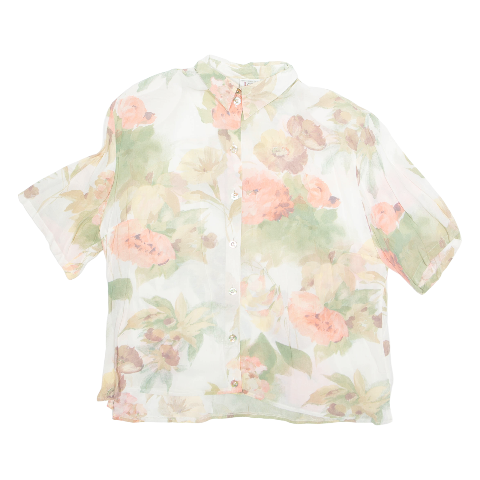 Buy Sheer Womens Printed Blouse Pink Floral 2XL Refurbished - $16.89 Sheer Womens Printed Blouse Pink Floral 2XL Refurbished - N/A refurbished available on Cerqular