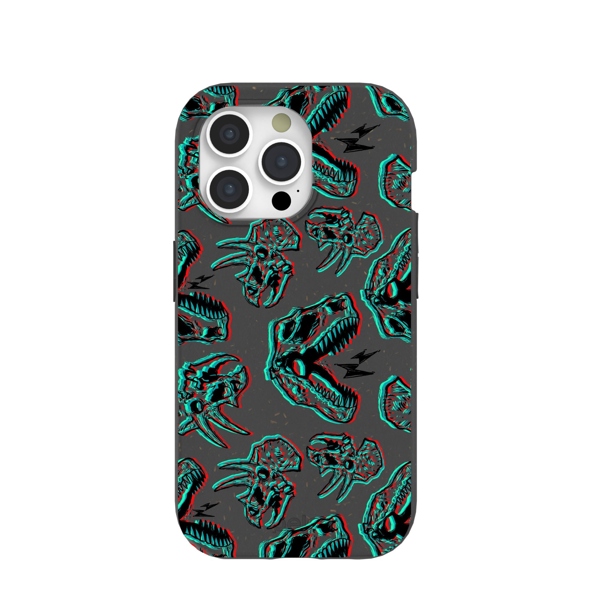 Black Fossilized iPhone 15 Pro Case Refurbished - Pela Case refurbished available on Cerqular