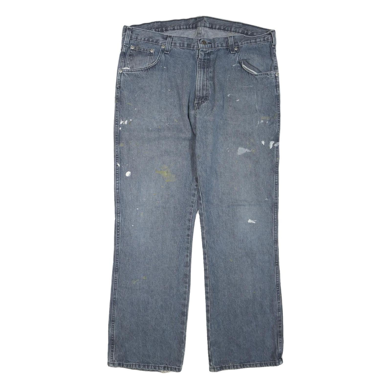 DICKIES Mens Regular Fit Blue Denim Jeans W40 L32 Cotton Blend Zip Pockets Refurbished - N/A refurbished available on Cerqular