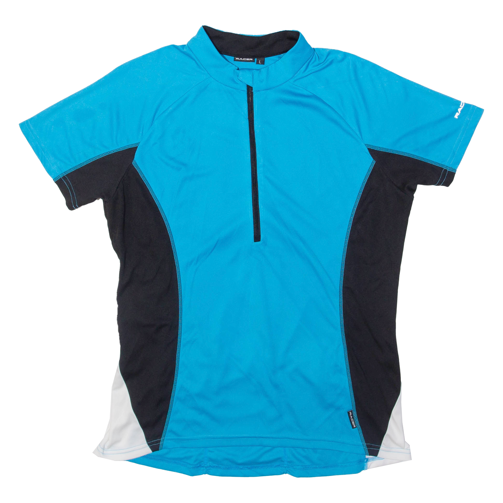 RACER Cycling Womens Jersey Blue 1/2 Zip L Refurbished - N/A refurbished available on Cerqular