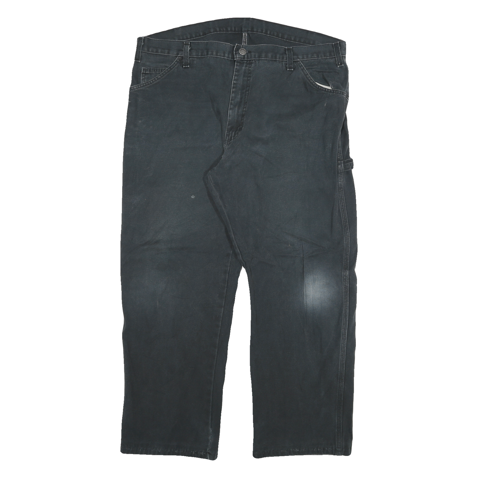 DICKIES Mens Relaxed Black Jeans Denim W40 L28 Workwear Zip Closure Casual Refurbished - N/A refurbished available on Cerqular
