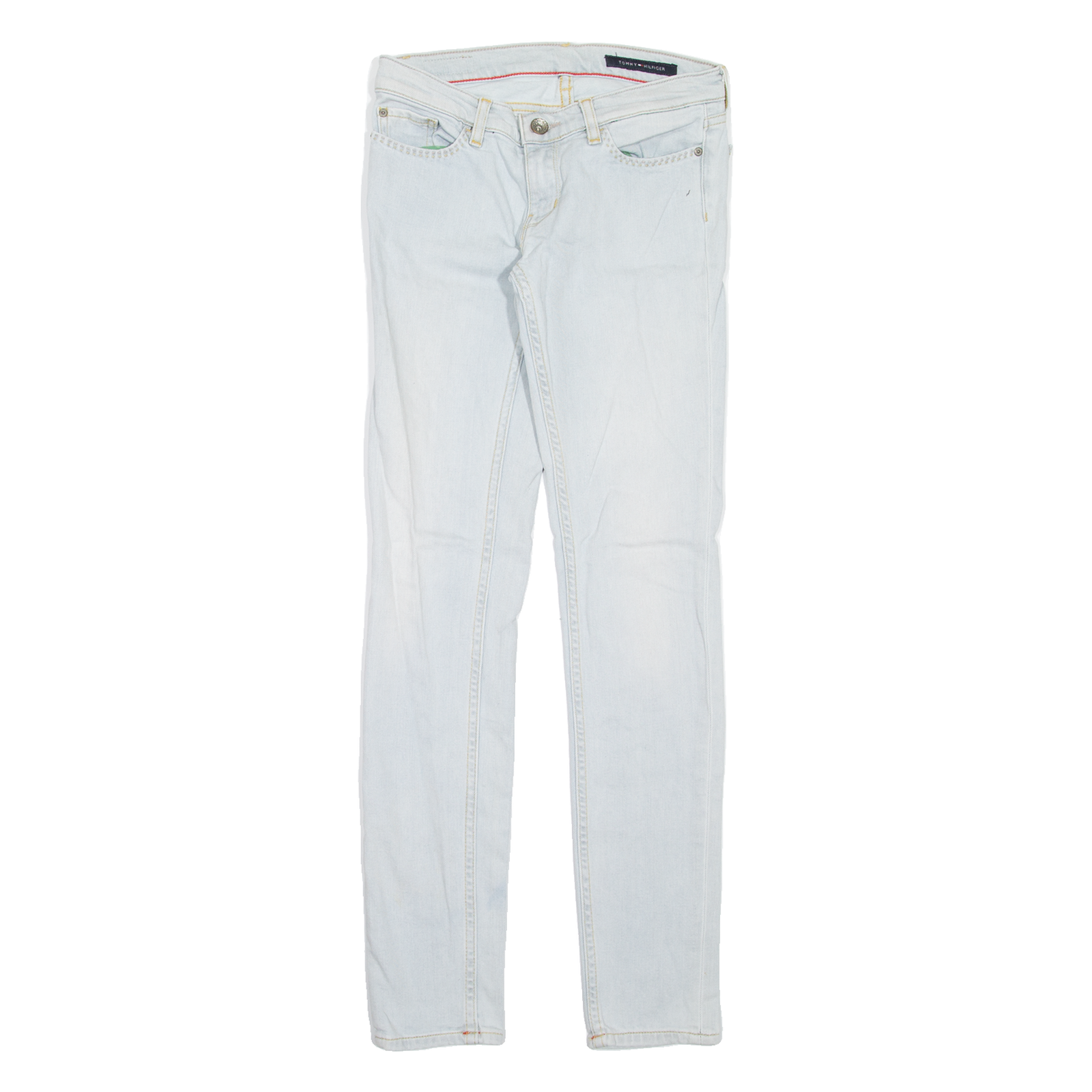 TOMMY HILFIGER Womens Jeans Blue Slim Skinny W27 L30 Refurbished - N/A refurbished available on Cerqular