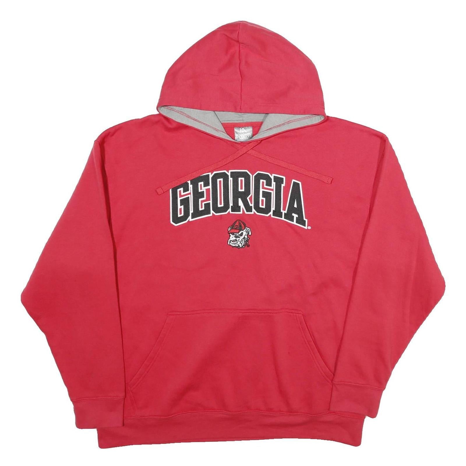 KNIGHTS APPAREL Mens Red Georgia Pullover Hoodie XL Cotton Casualwear Refurbished - N/A refurbished available on Cerqular