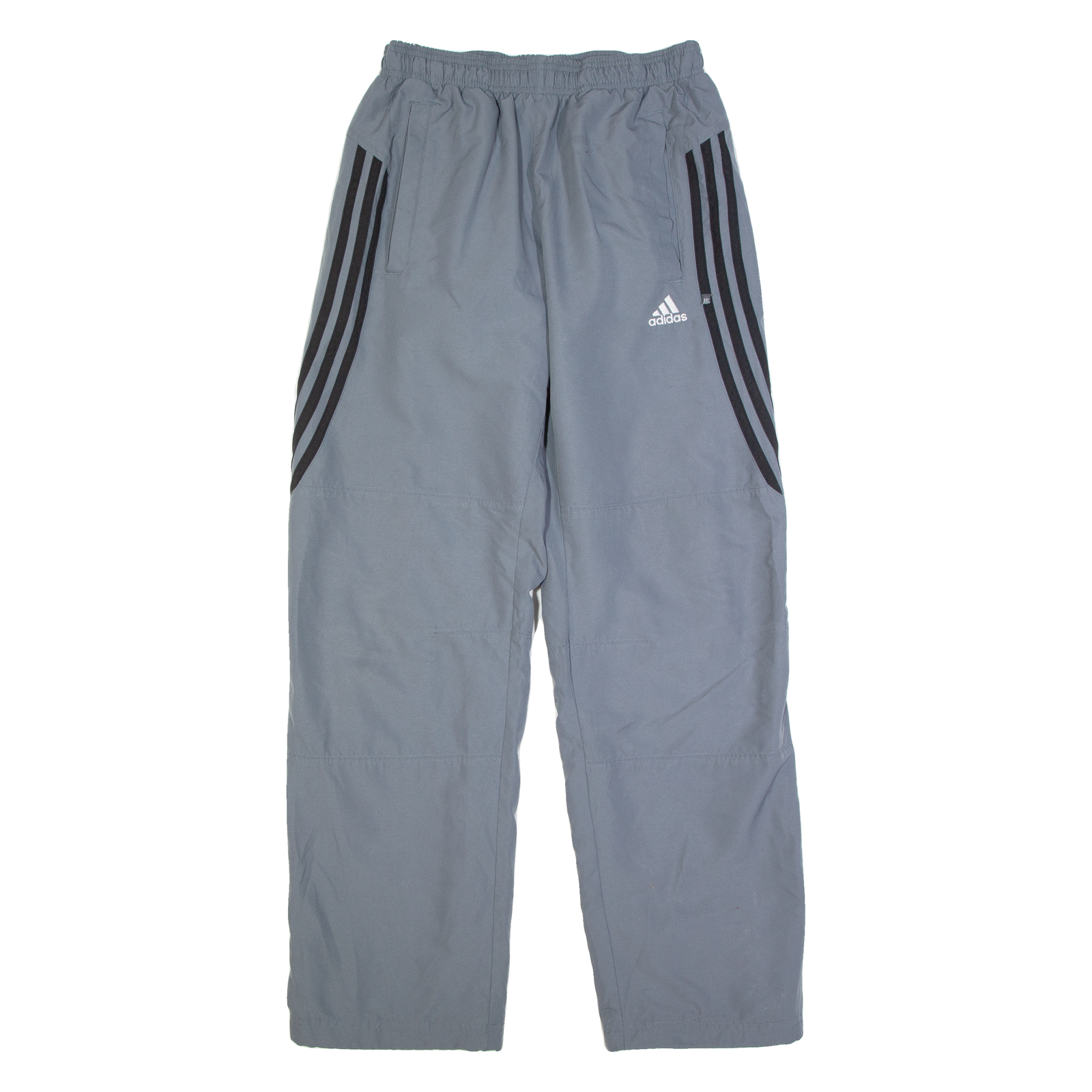 ADIDAS Mesh Lined Womens Track Pants Grey Straight UK 14 W26 L31 Refurbished - N/A refurbished available on Cerqular