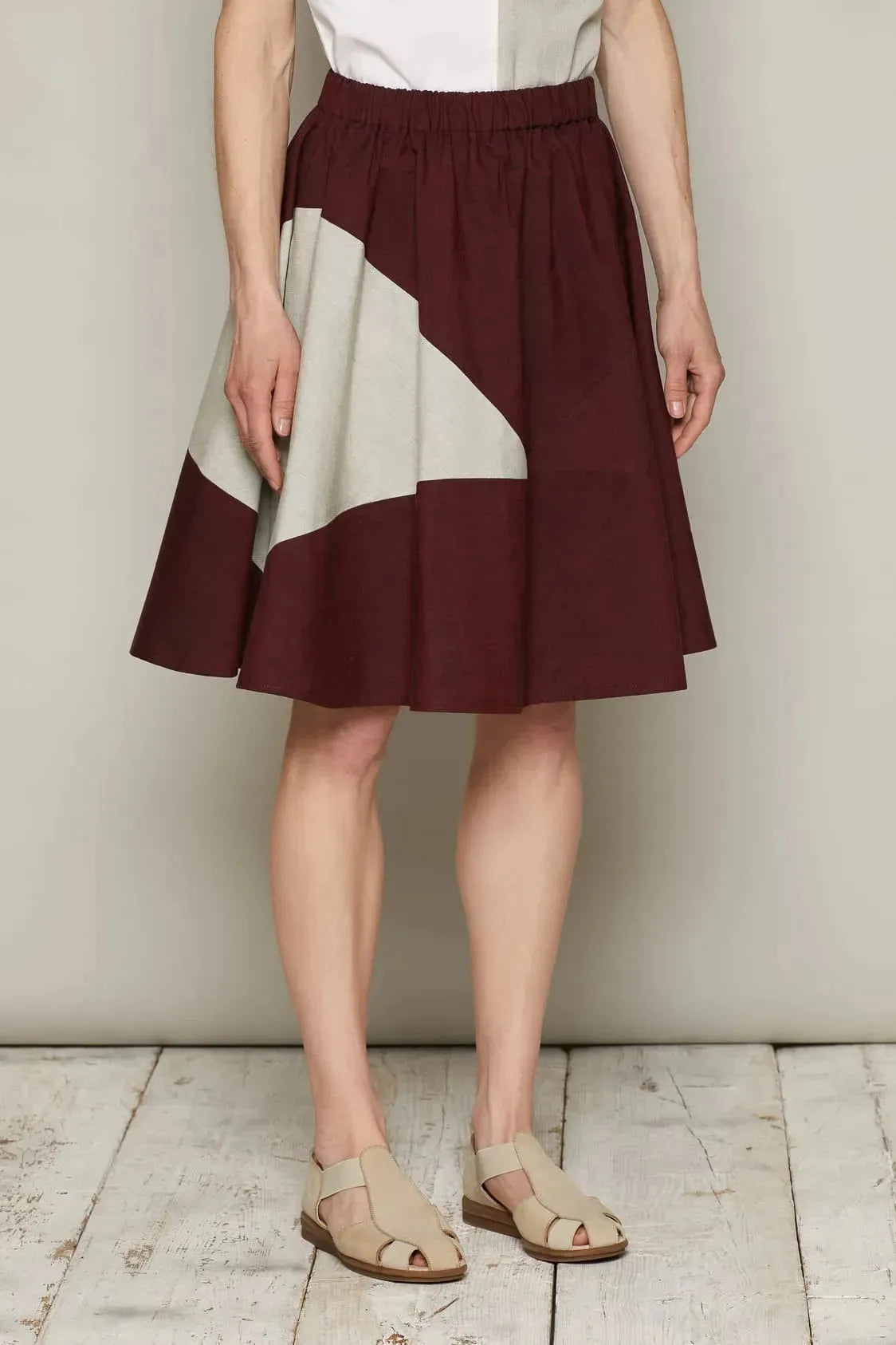 Koko Skirt (Burgundy) | size: S Refurbished - N/A refurbished available on Cerqular