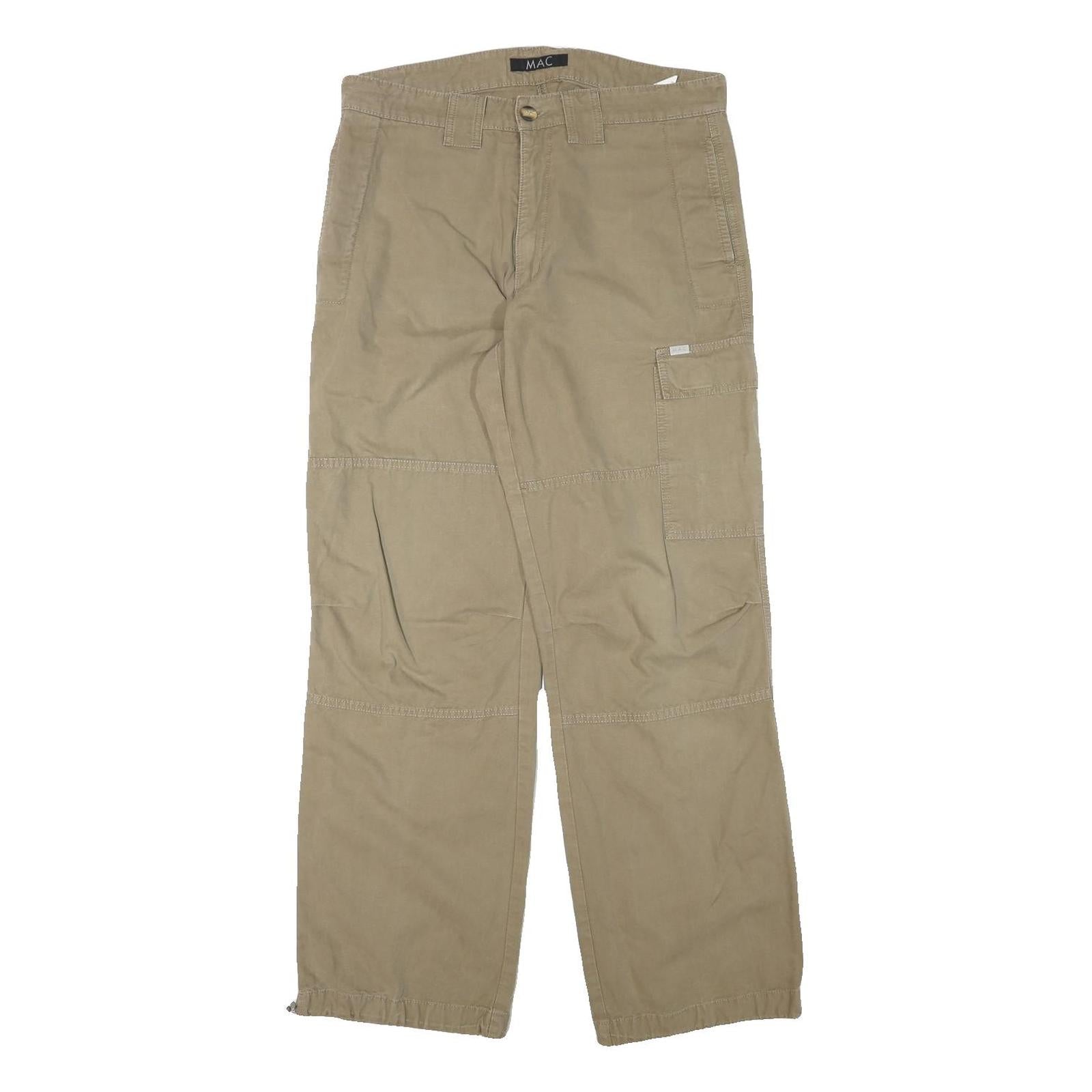 Buy MAC Mens Cotton Blend Beige Relaxed Straight Trousers W33 L31 Casual Utility Zip Refurbished - $20.79 MAC Mens Cotton Blend Beige Relaxed Straight Trousers W33 L31 Casual Utility Zip Refurbished - N/A refurbished available on Cerqular